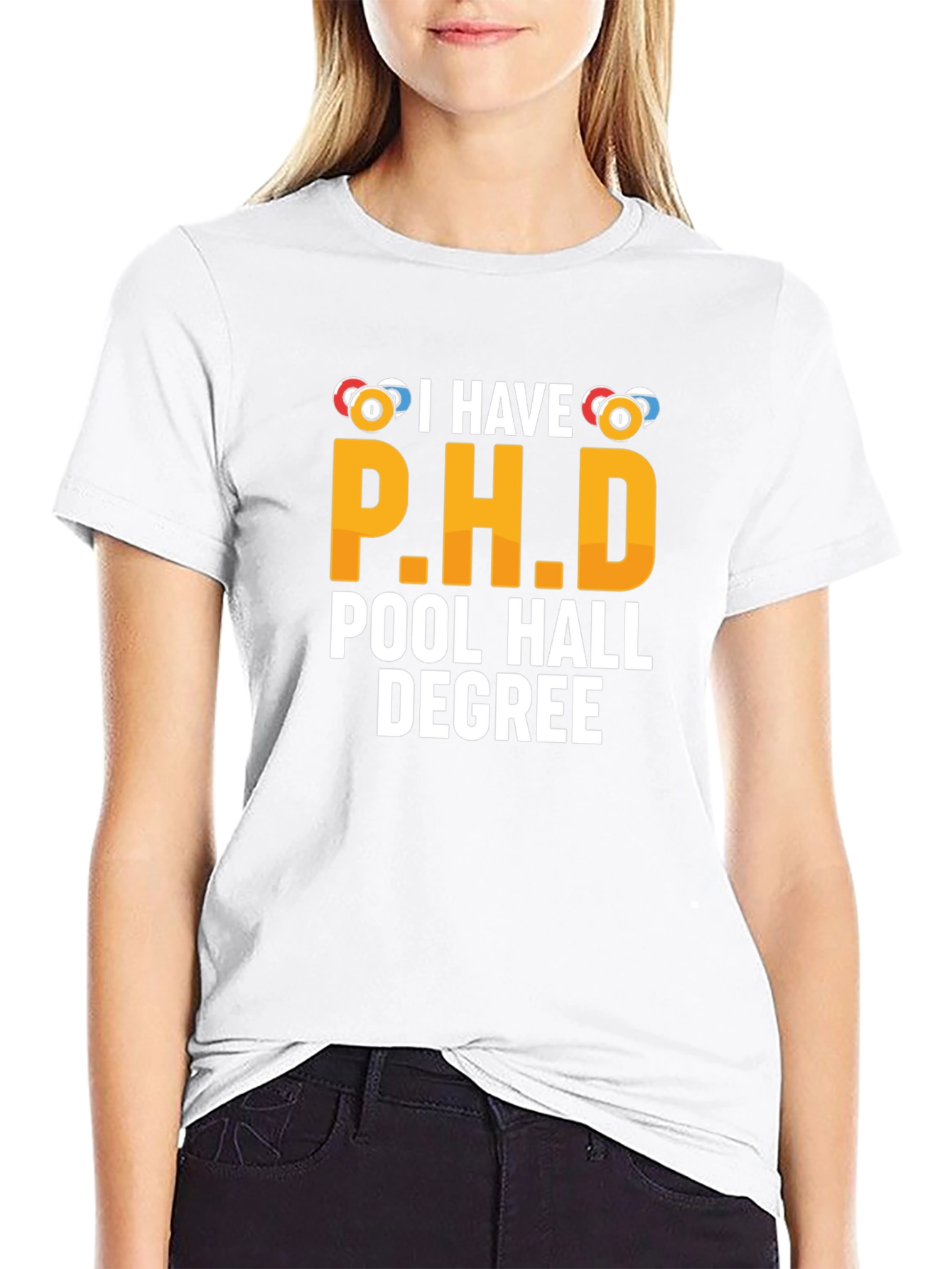 Pool Hall Degree T-Shirt - Funny Billiards Gift - 9