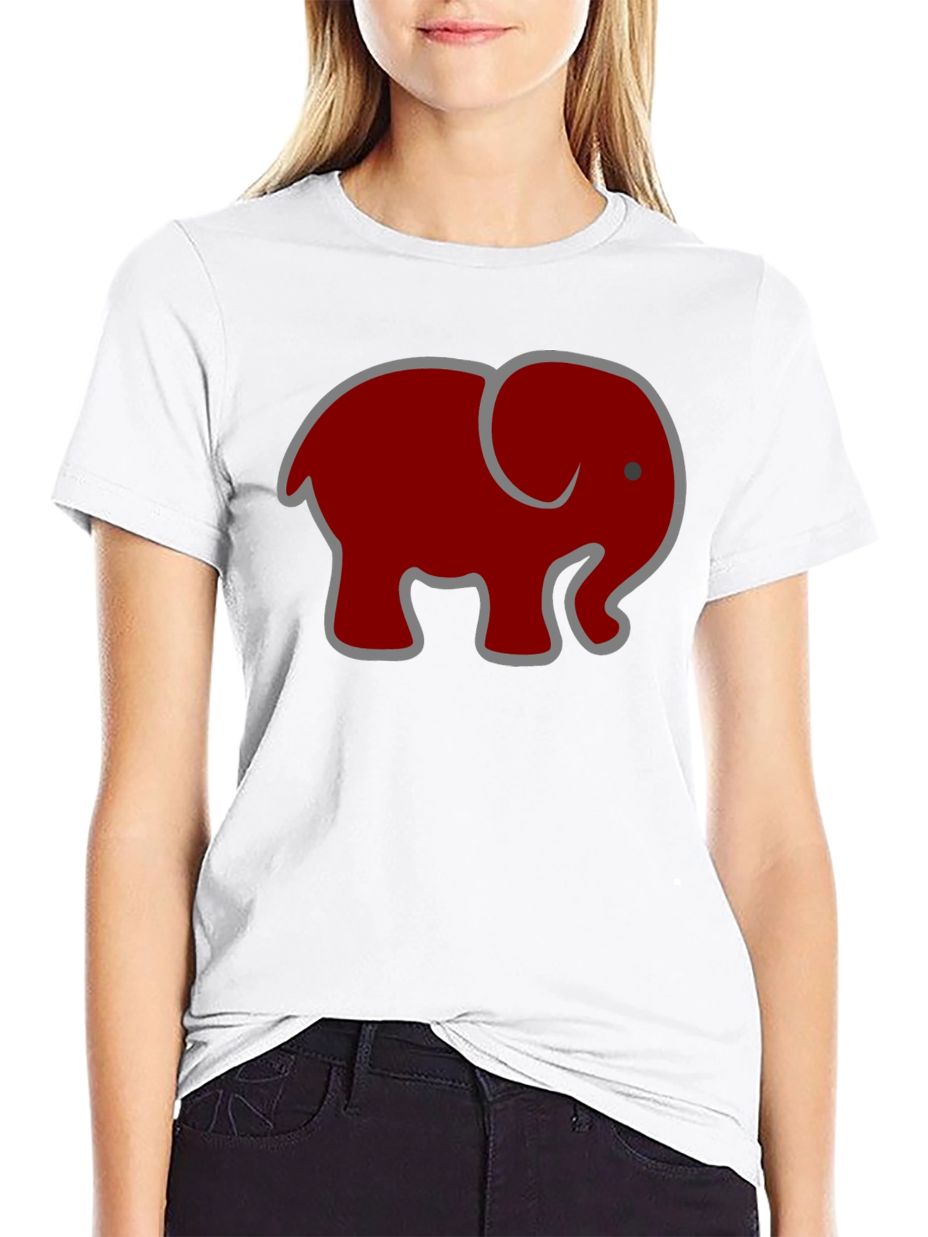 Black Elephant Graphic Tee - Stylish and Comfortable view 9