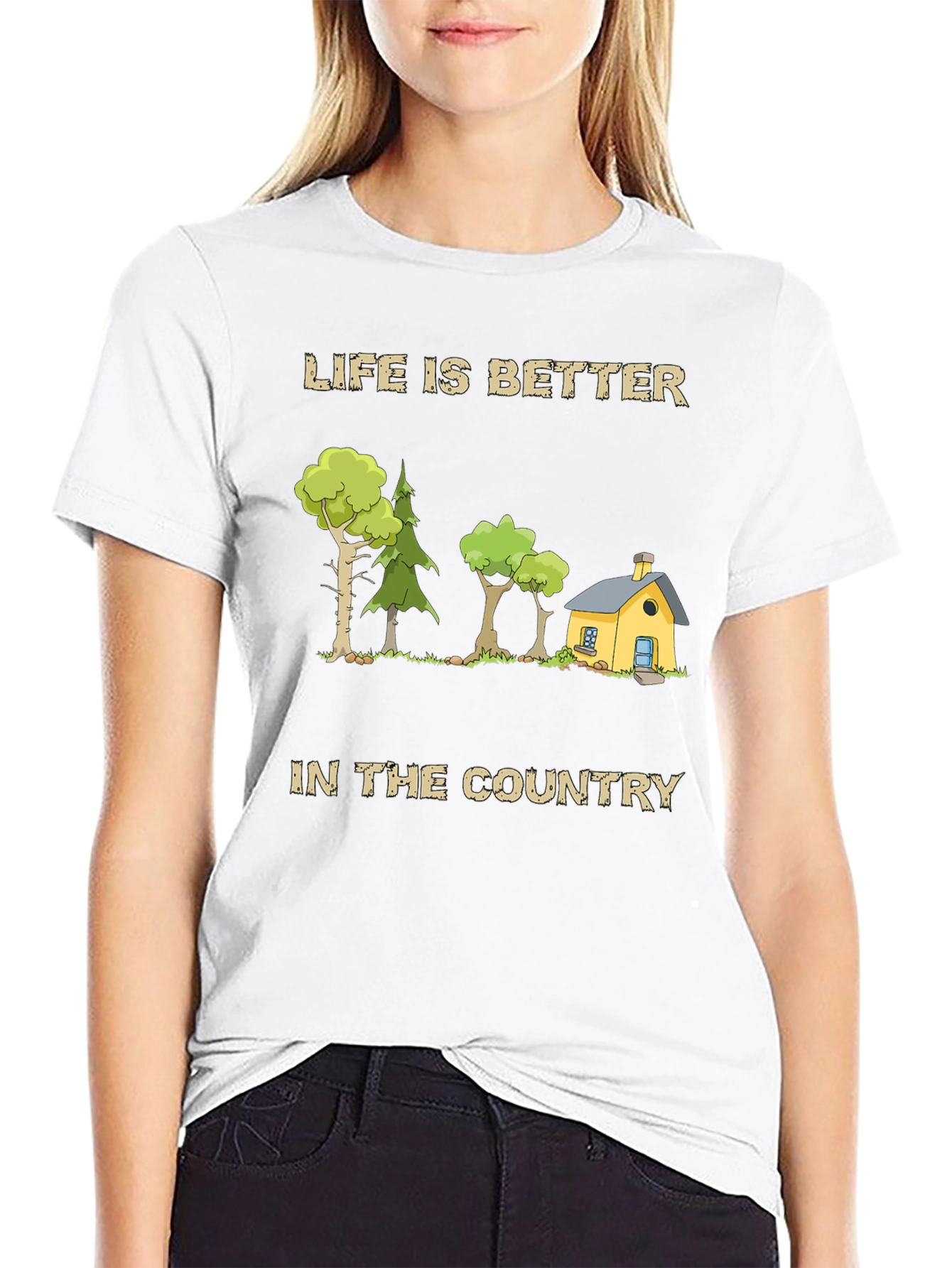 Black Life is Better in the Country Graphic Tee view 9