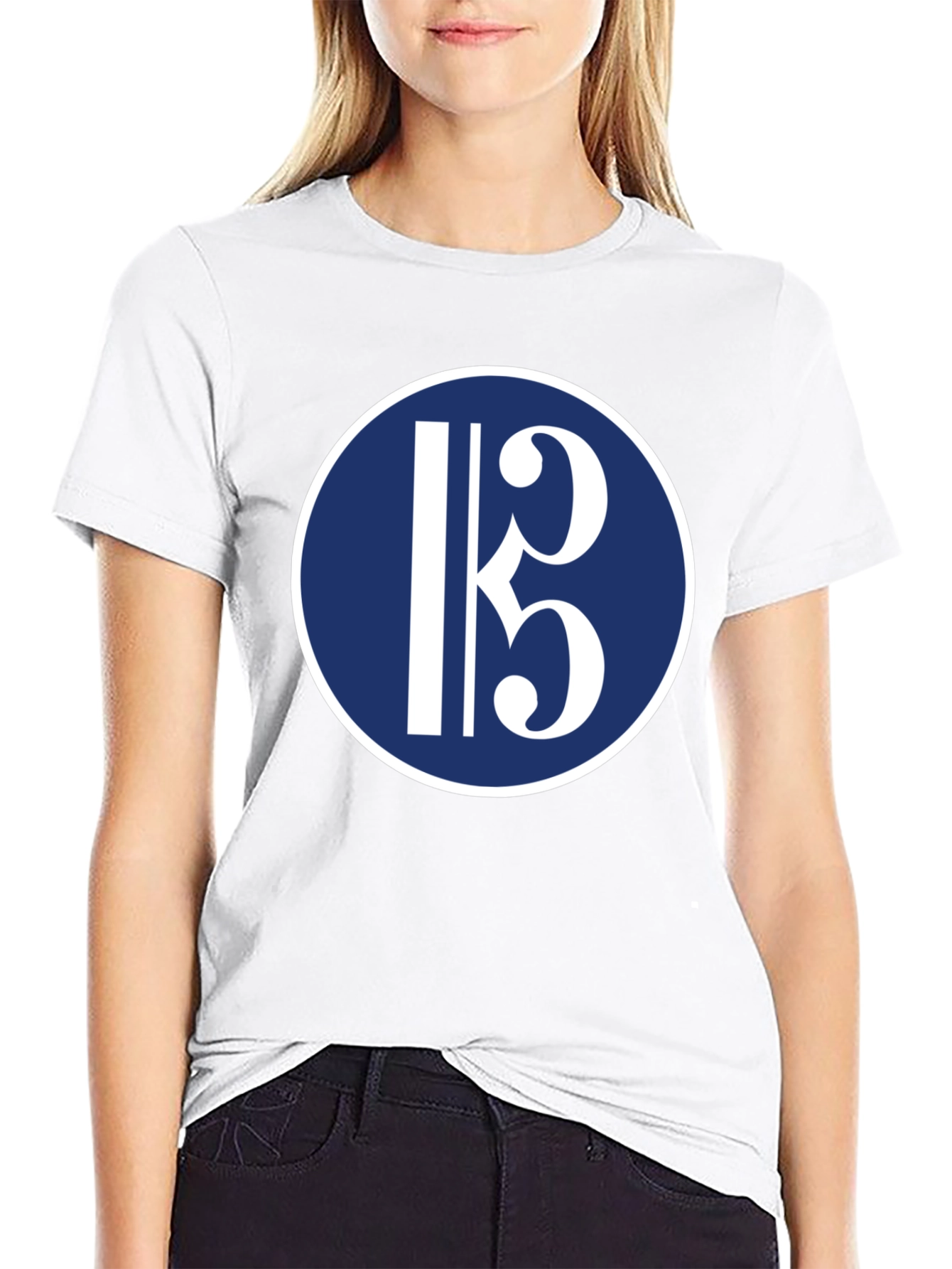Black Bass Clef Music T-Shirt - Stylish Musician Apparel view 9