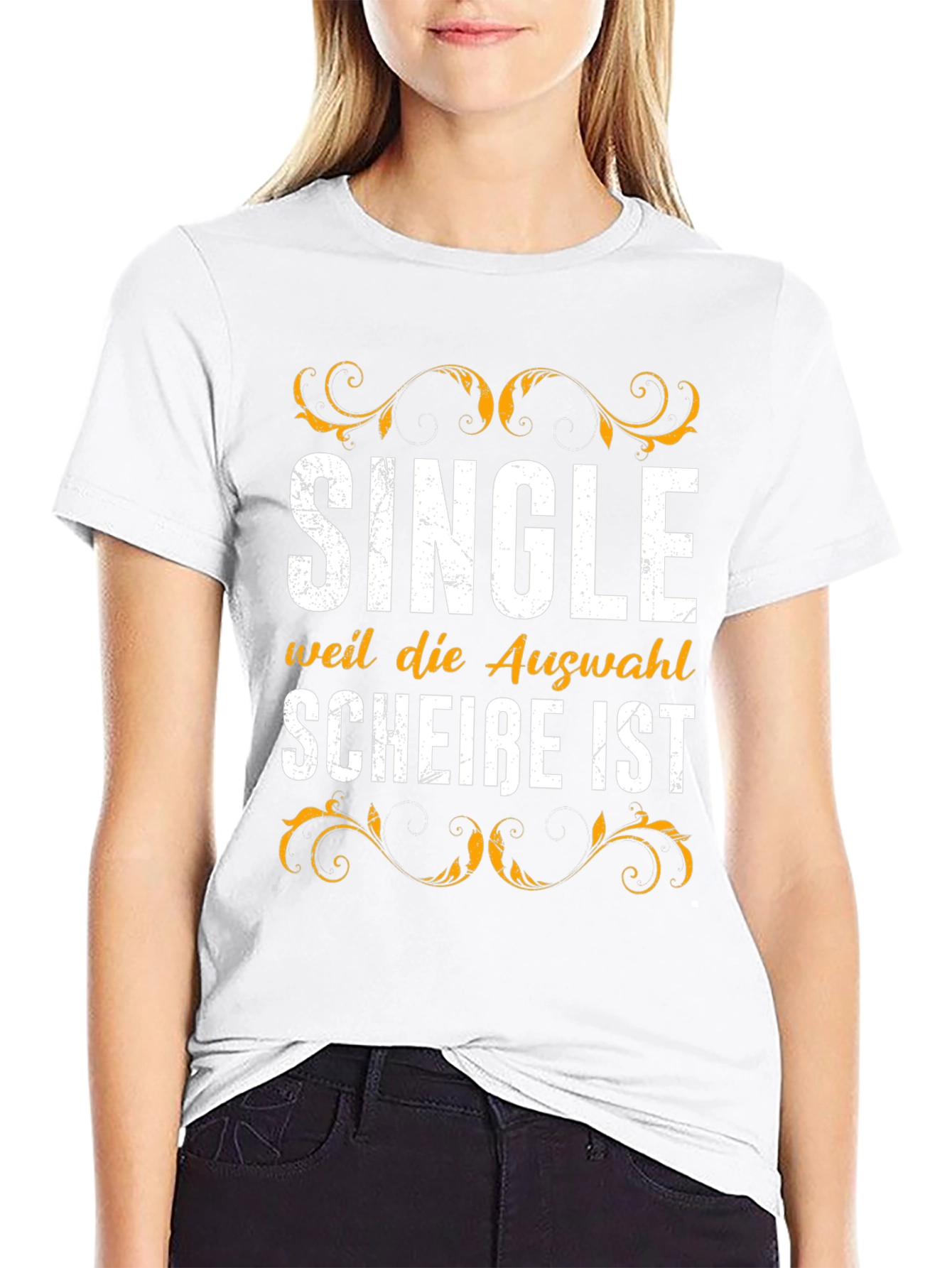 Black Single Because the Choice Sucks T-Shirt view 9