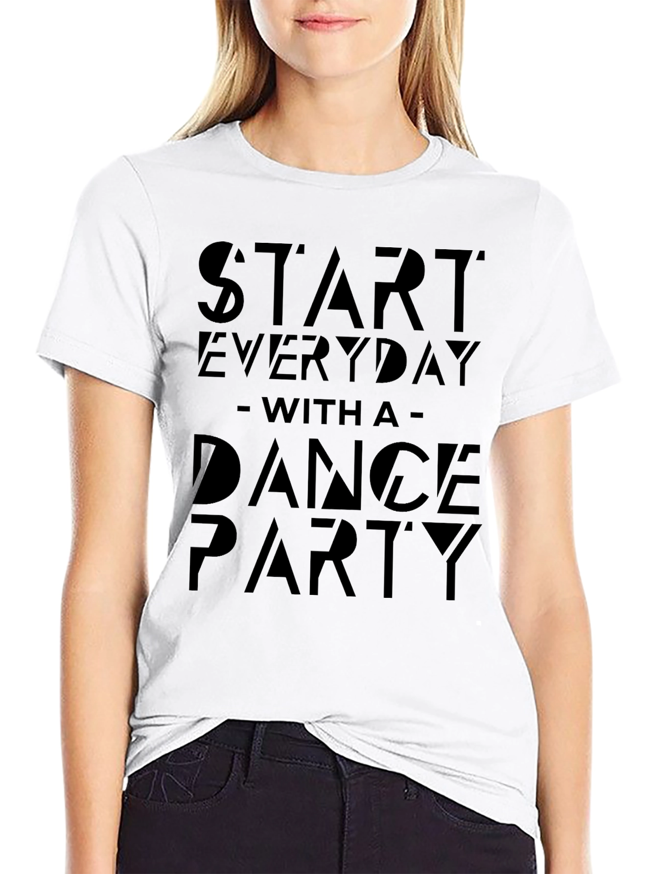 Black Start Everyday Dance Party Graphic Tee - Black T-Shirt view 9