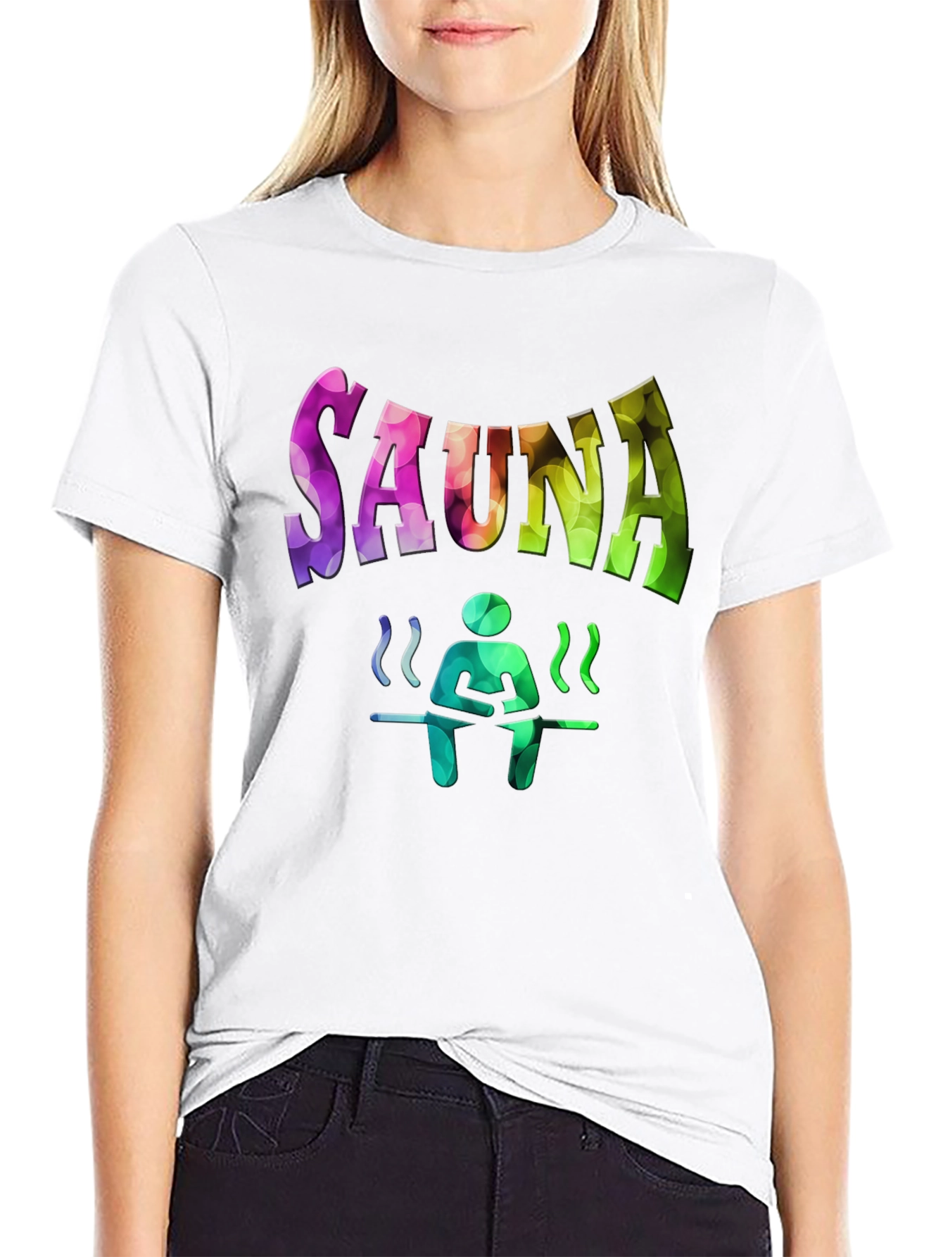 Black Sauna Lover T-Shirt - Relax and Unwind! view 9
