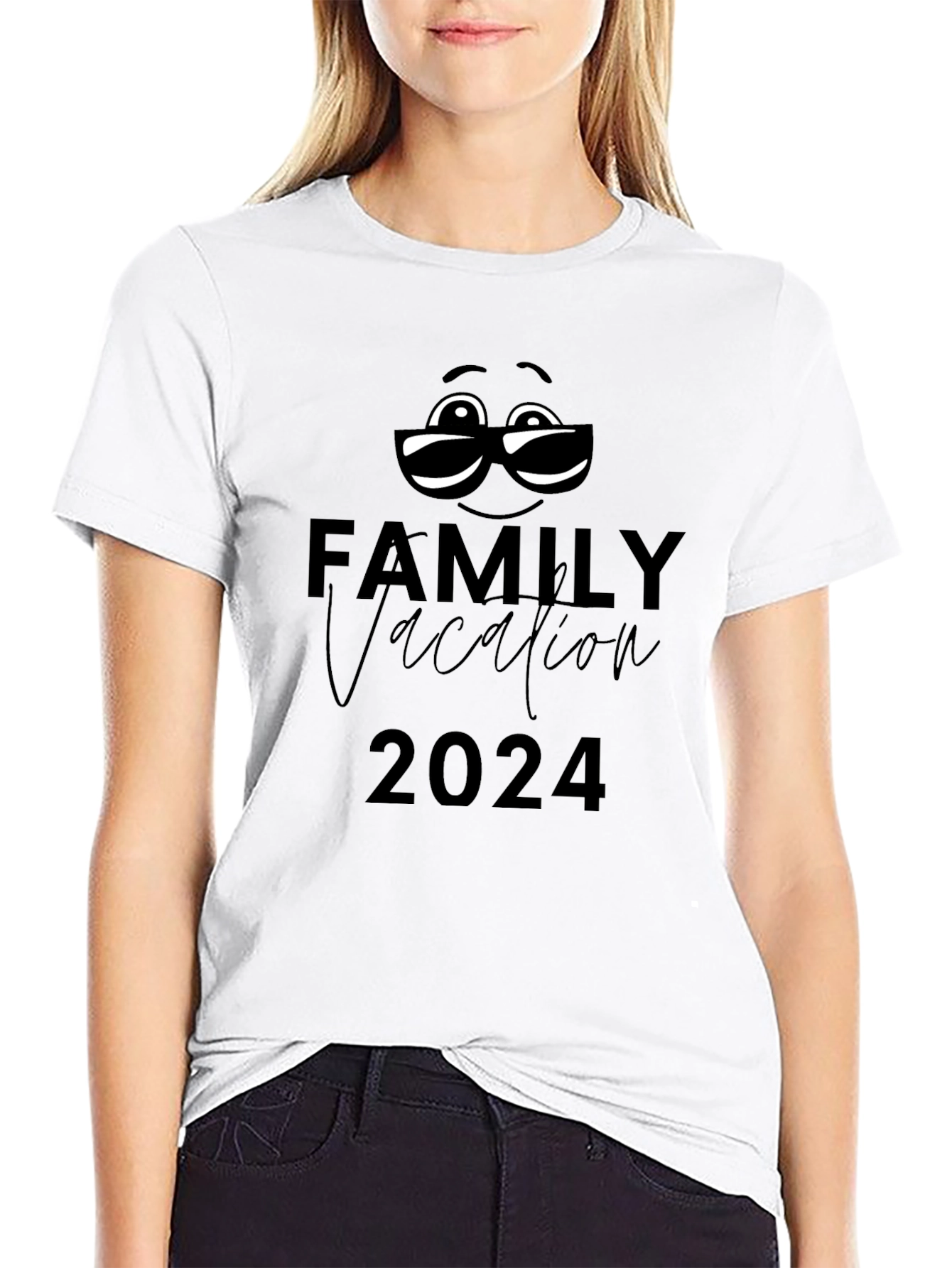 Family Vacation 2024 T-Shirt - Novelty Holiday Tee - 9