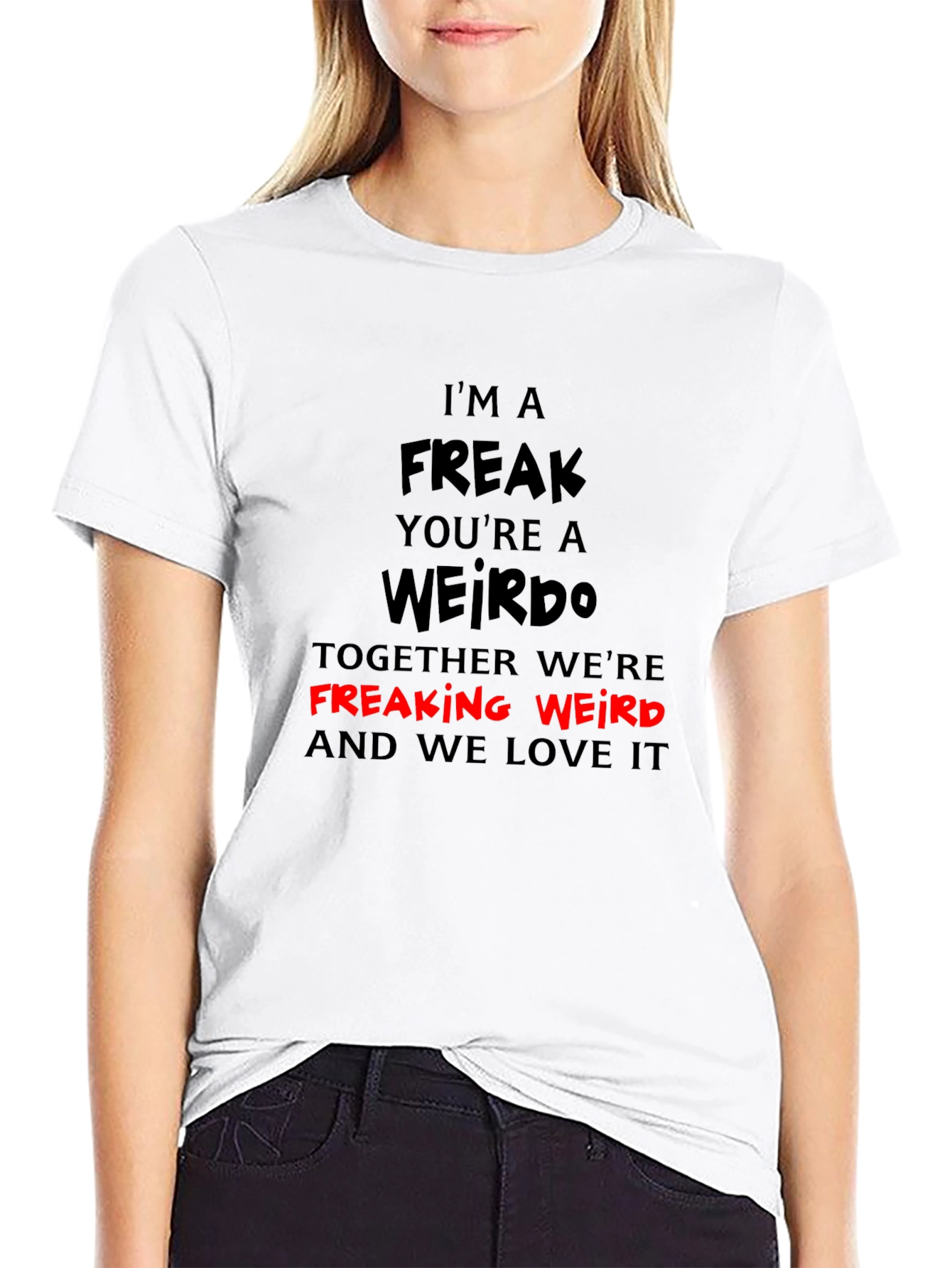 Black Freak Weirdo Graphic T-Shirt view 9