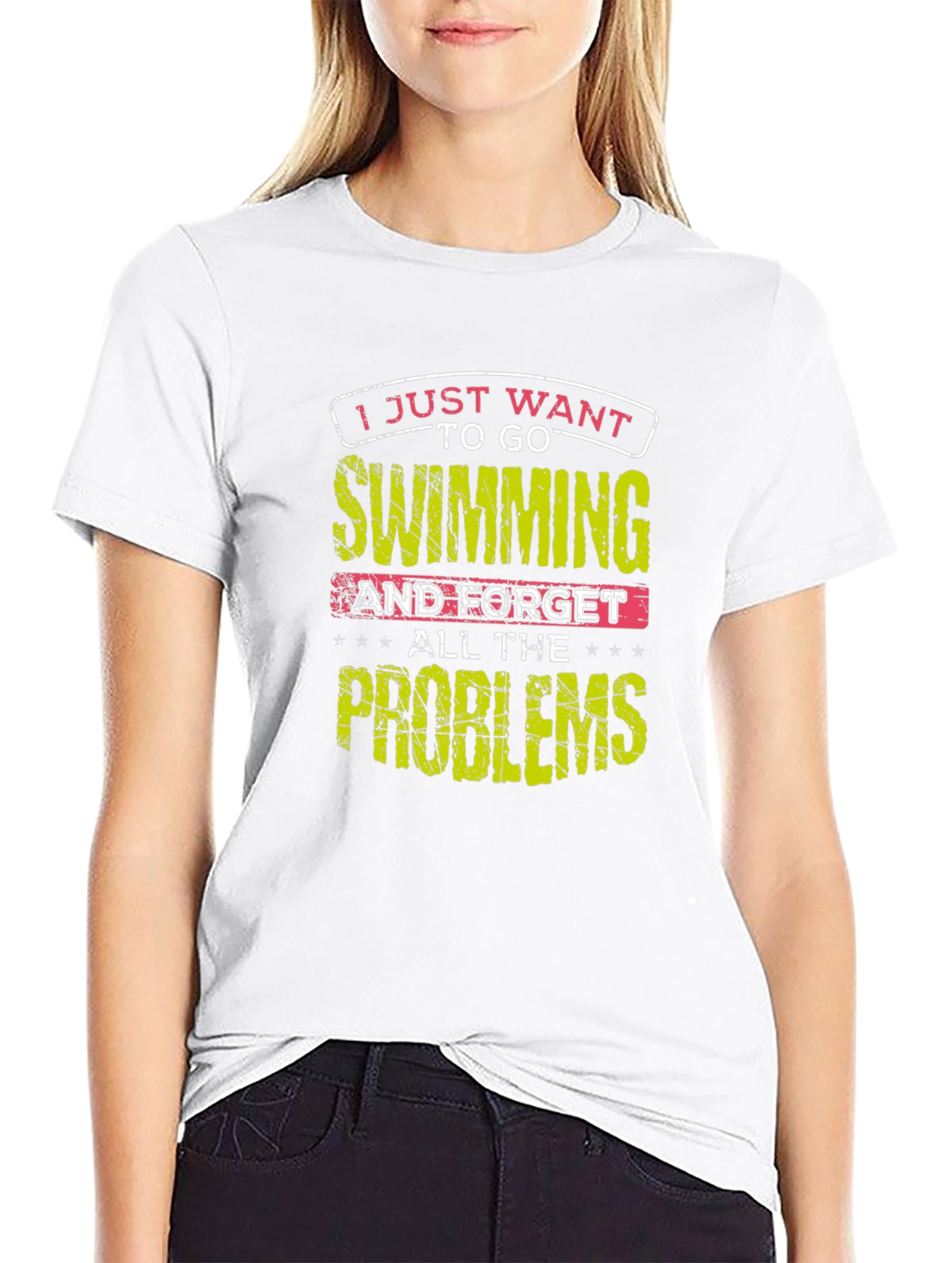 Swimming Problems Graphic Tee - 9