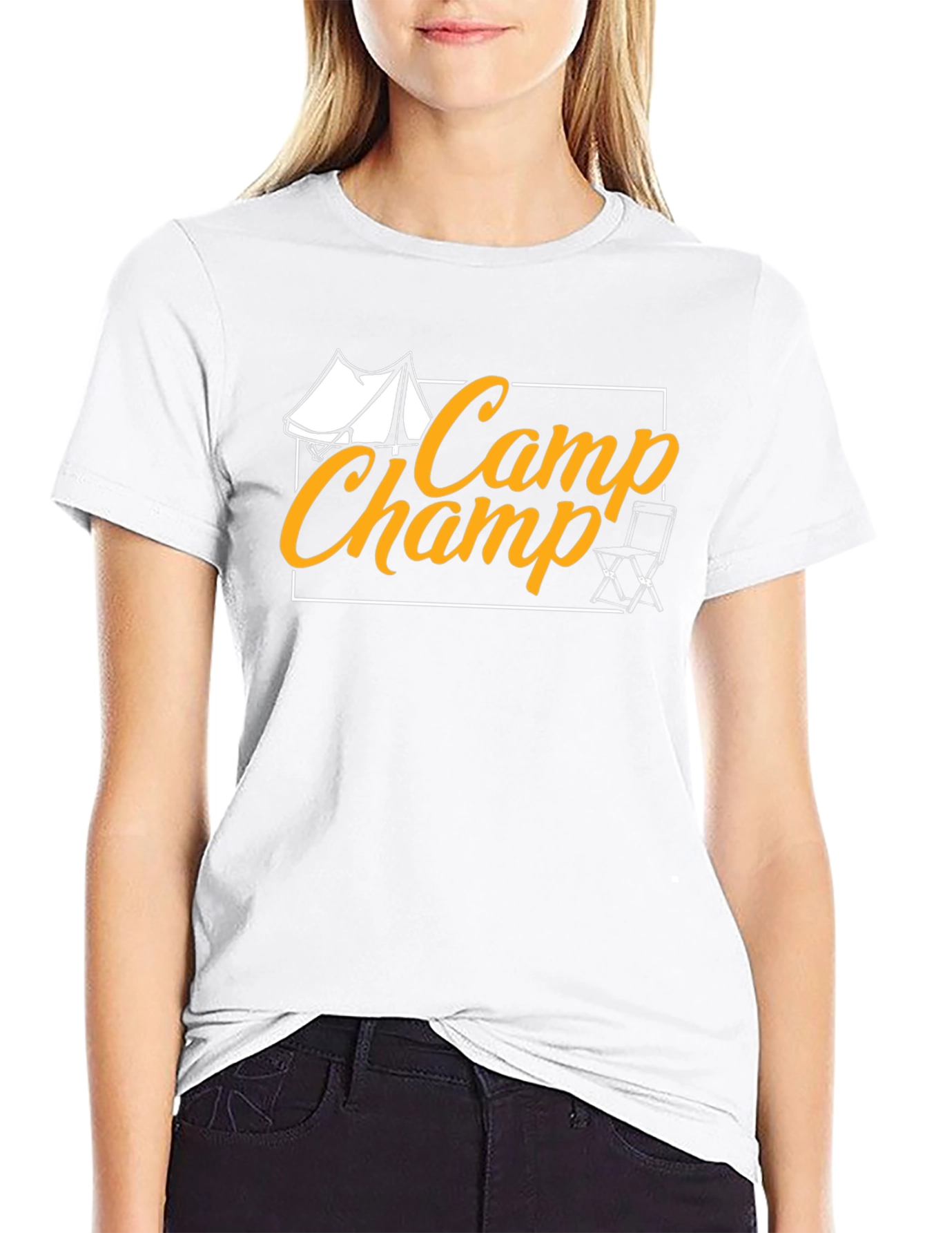 Black Camp Champ Black T-Shirt view 9