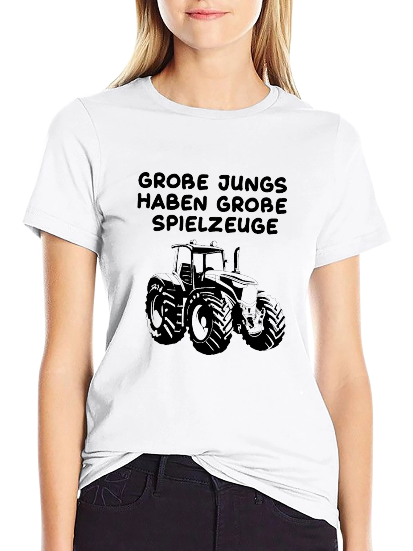 Black Grobe Jungs Tractor Graphic Tee view 9