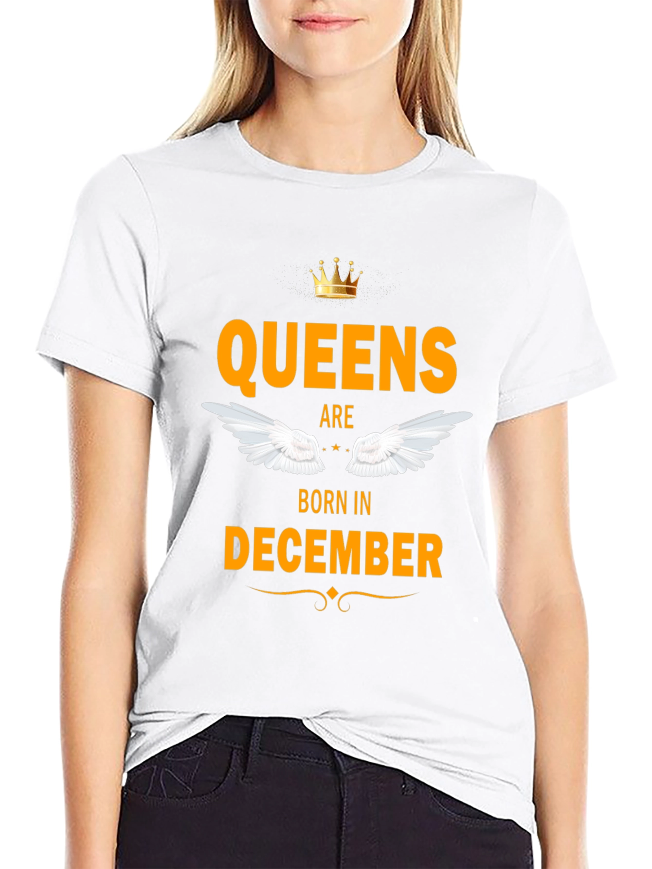 Black Queens Born in December T-Shirt view 9
