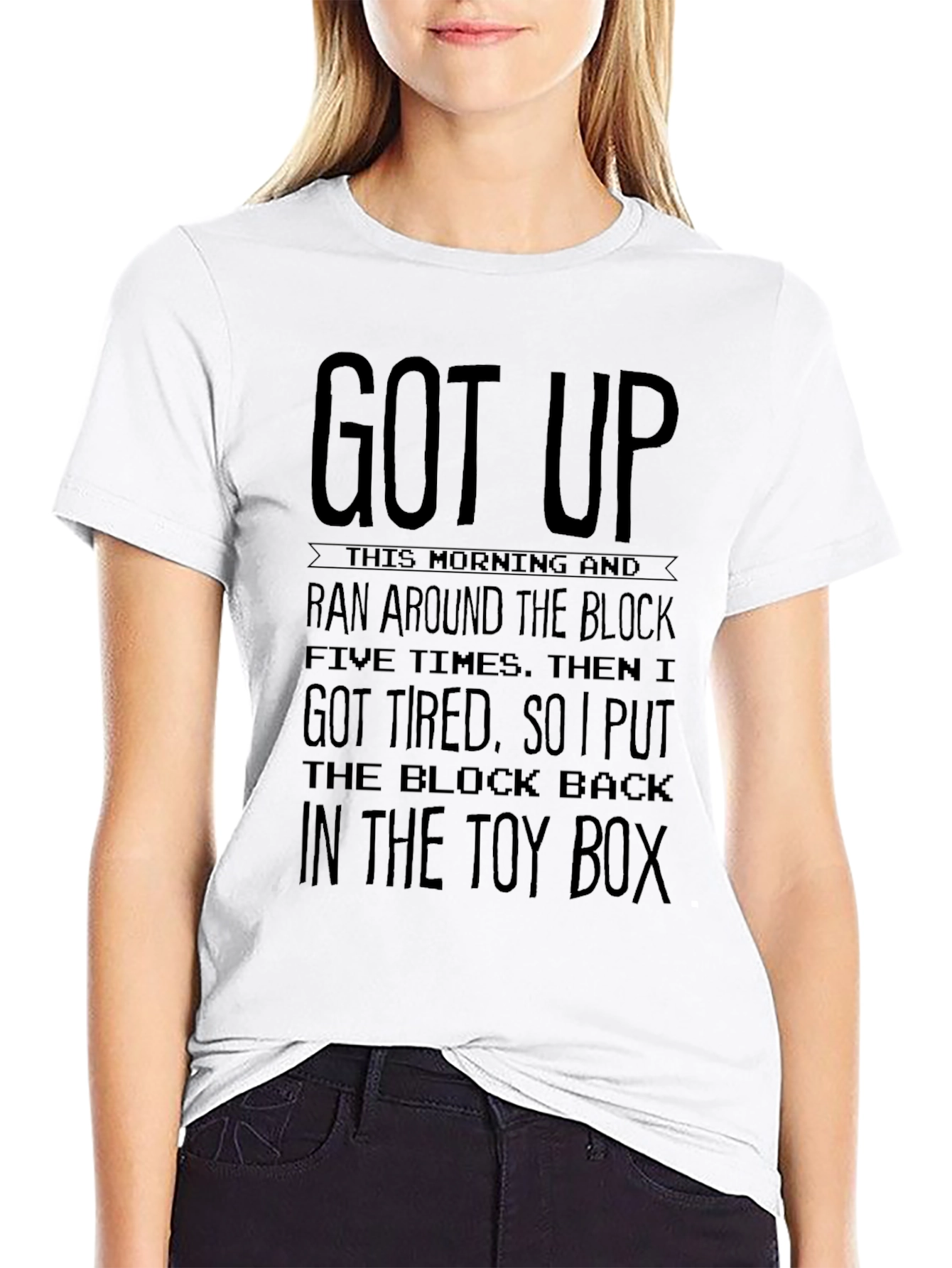 Black Got Up Graphic T-Shirt view 9