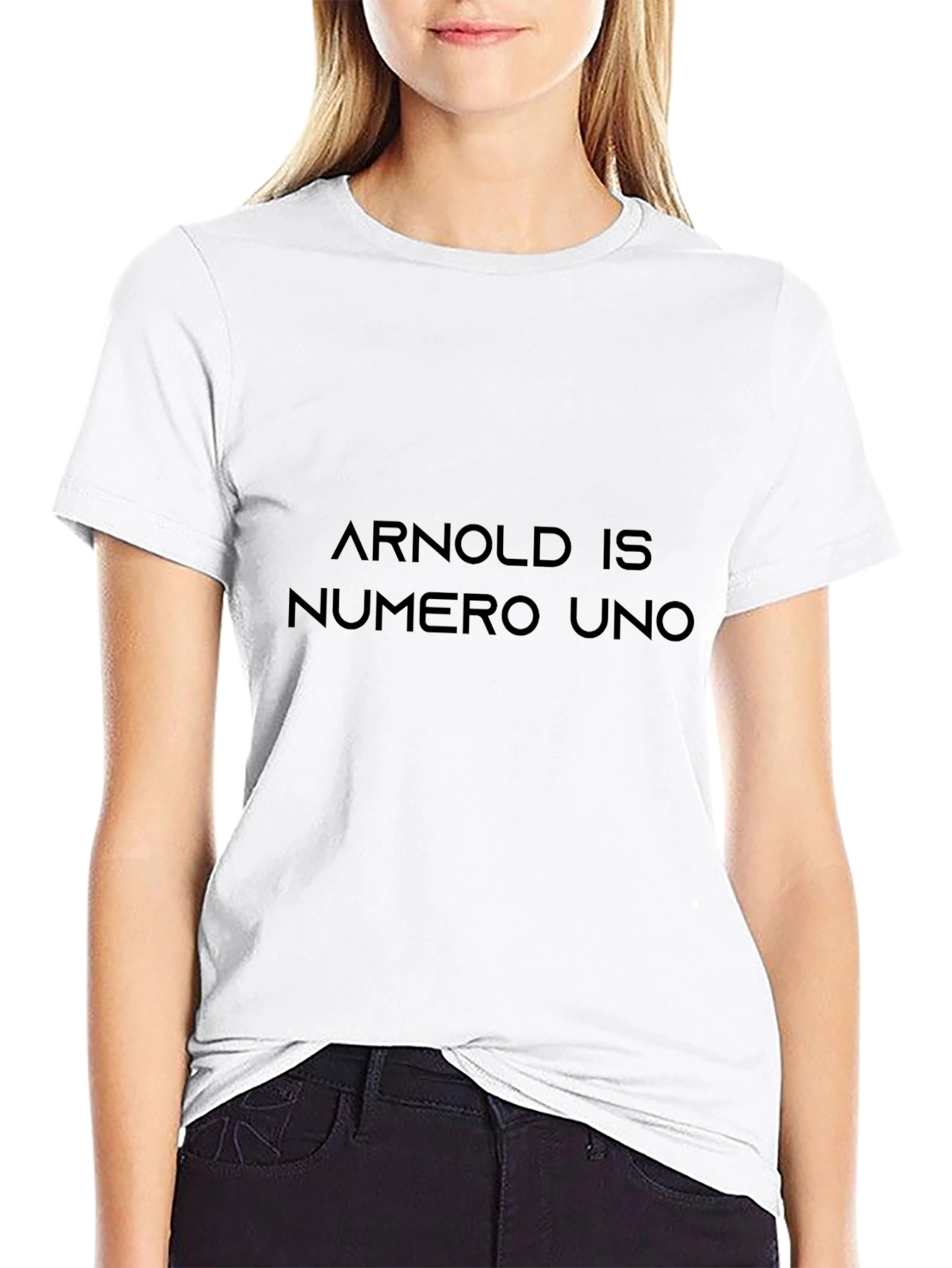 Black Arnold Is Numero Uno T-Shirt view 9