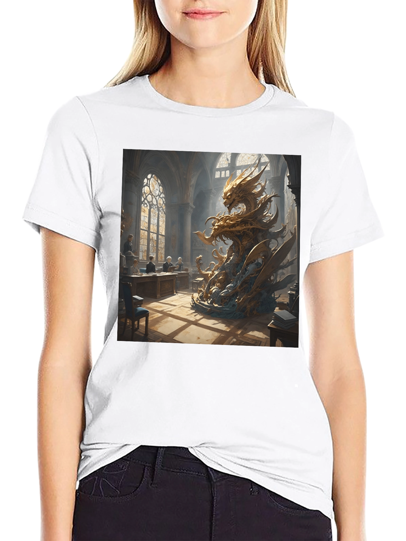 Dragon Courtroom Black Tee - 9
