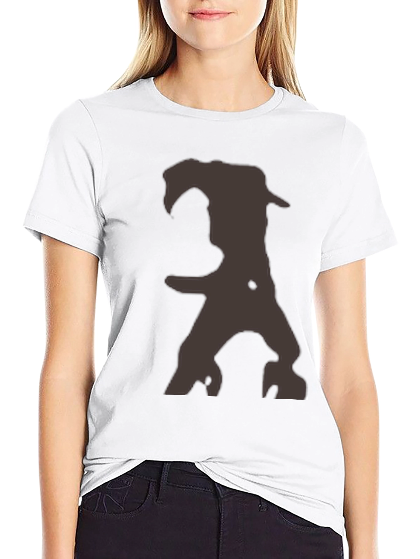 Black Men's Graphic Print Crew Neck T-Shirt - Black view 9