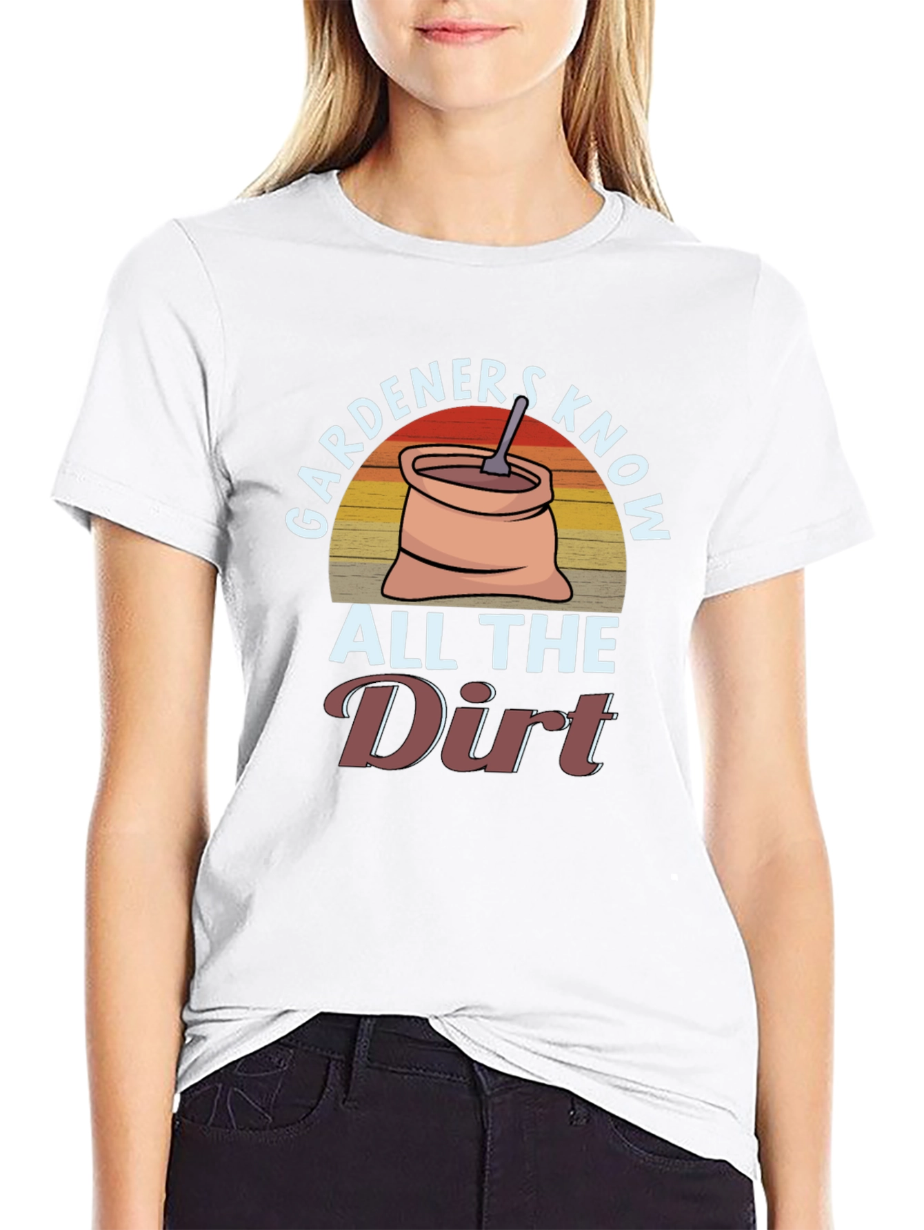 Black Gardeners Know All The Dirt T-Shirt view 9