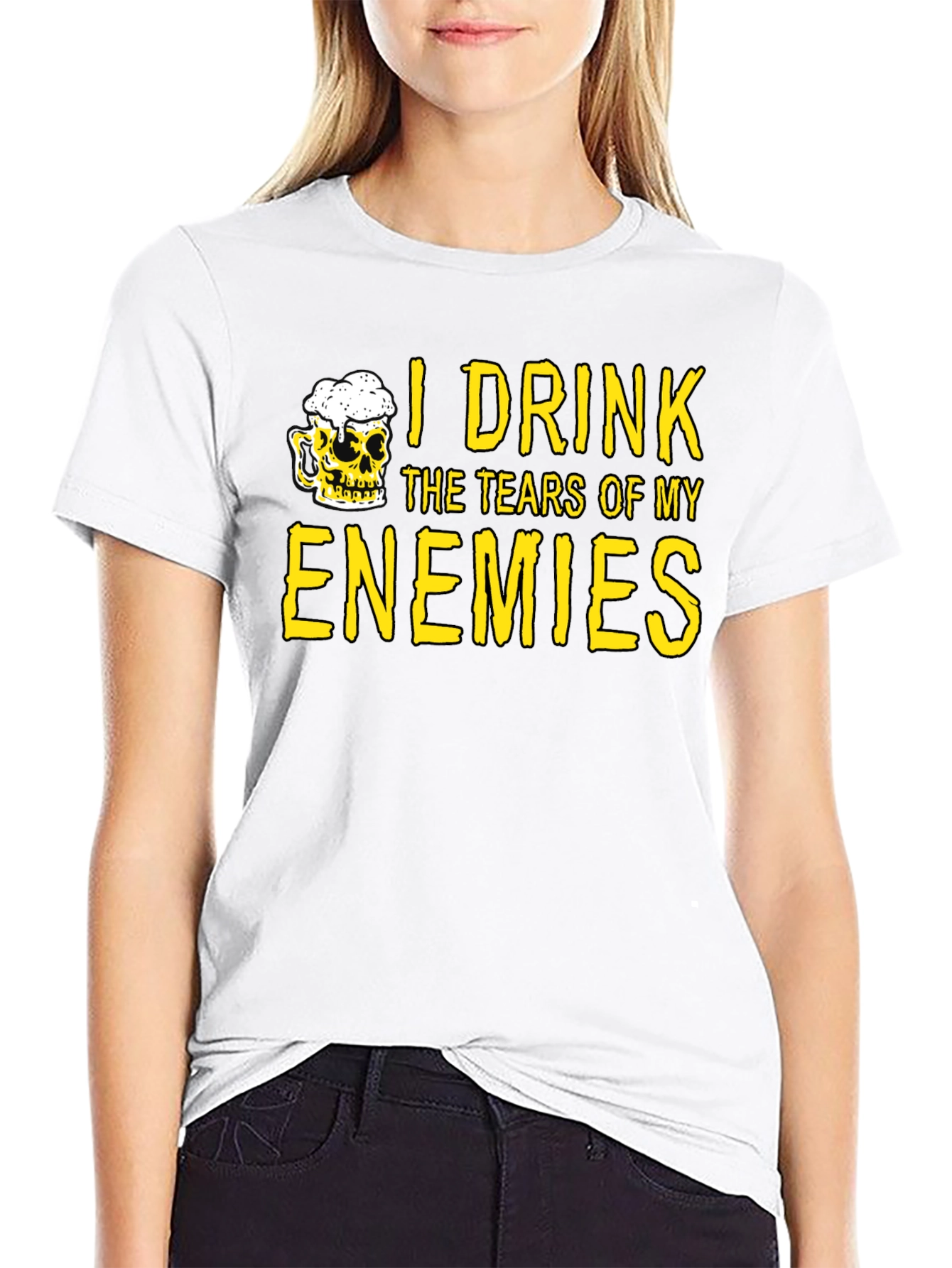 Black I Drink the Tears of My Enemies T-Shirt view 9
