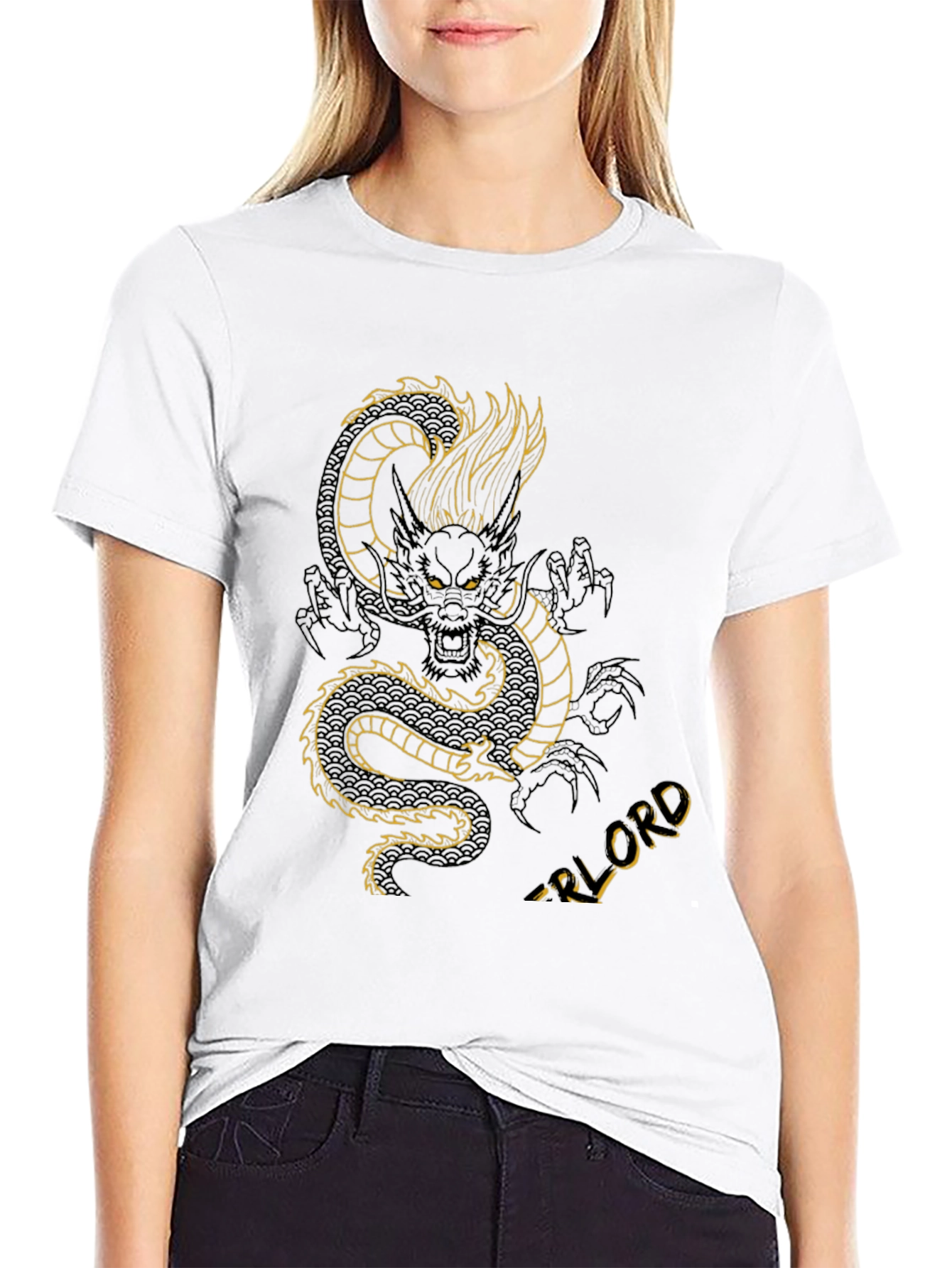 Black Dragon Lord Black T-Shirt view 9