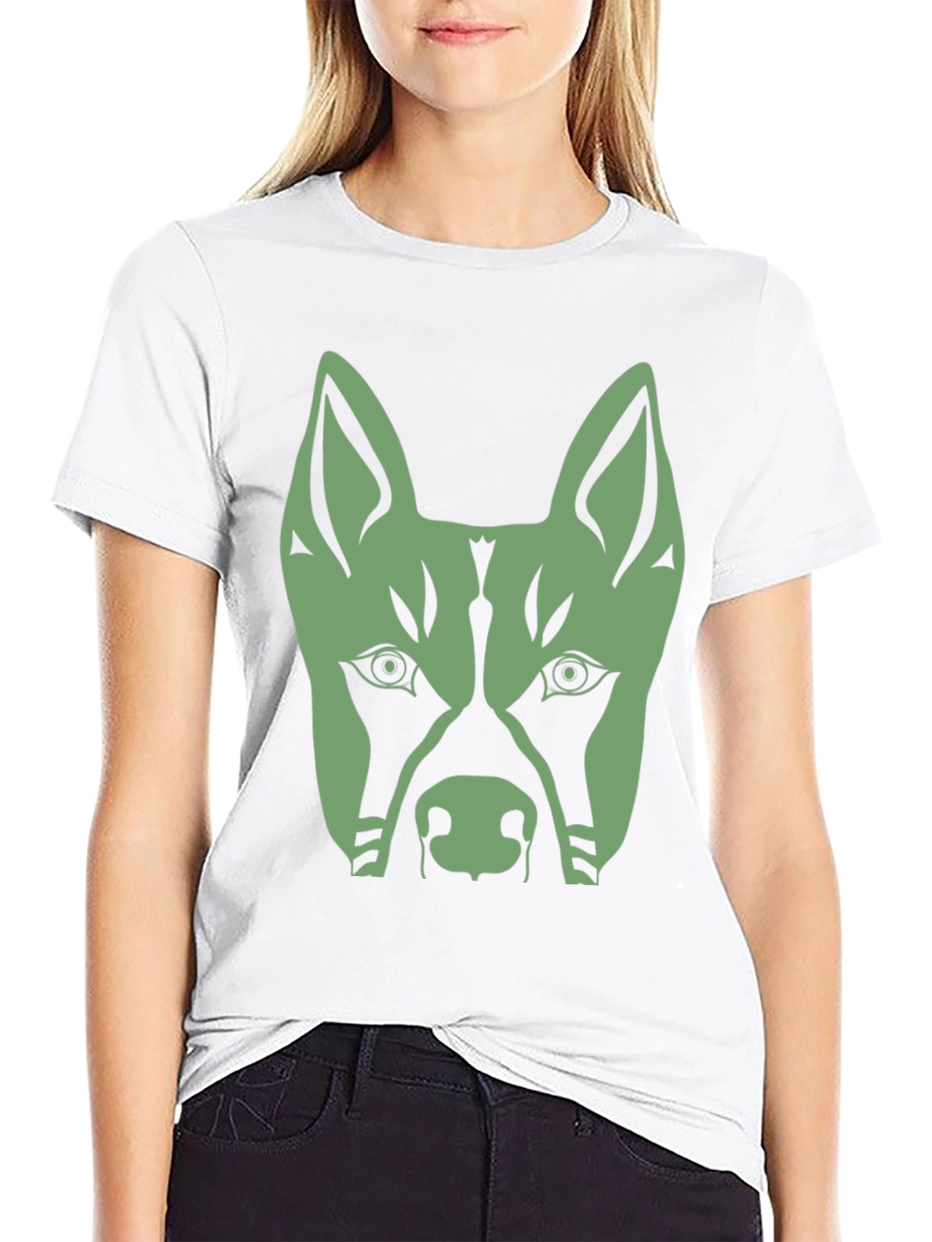 Black Dog Graphic Tee - Cool Canine Design view 9