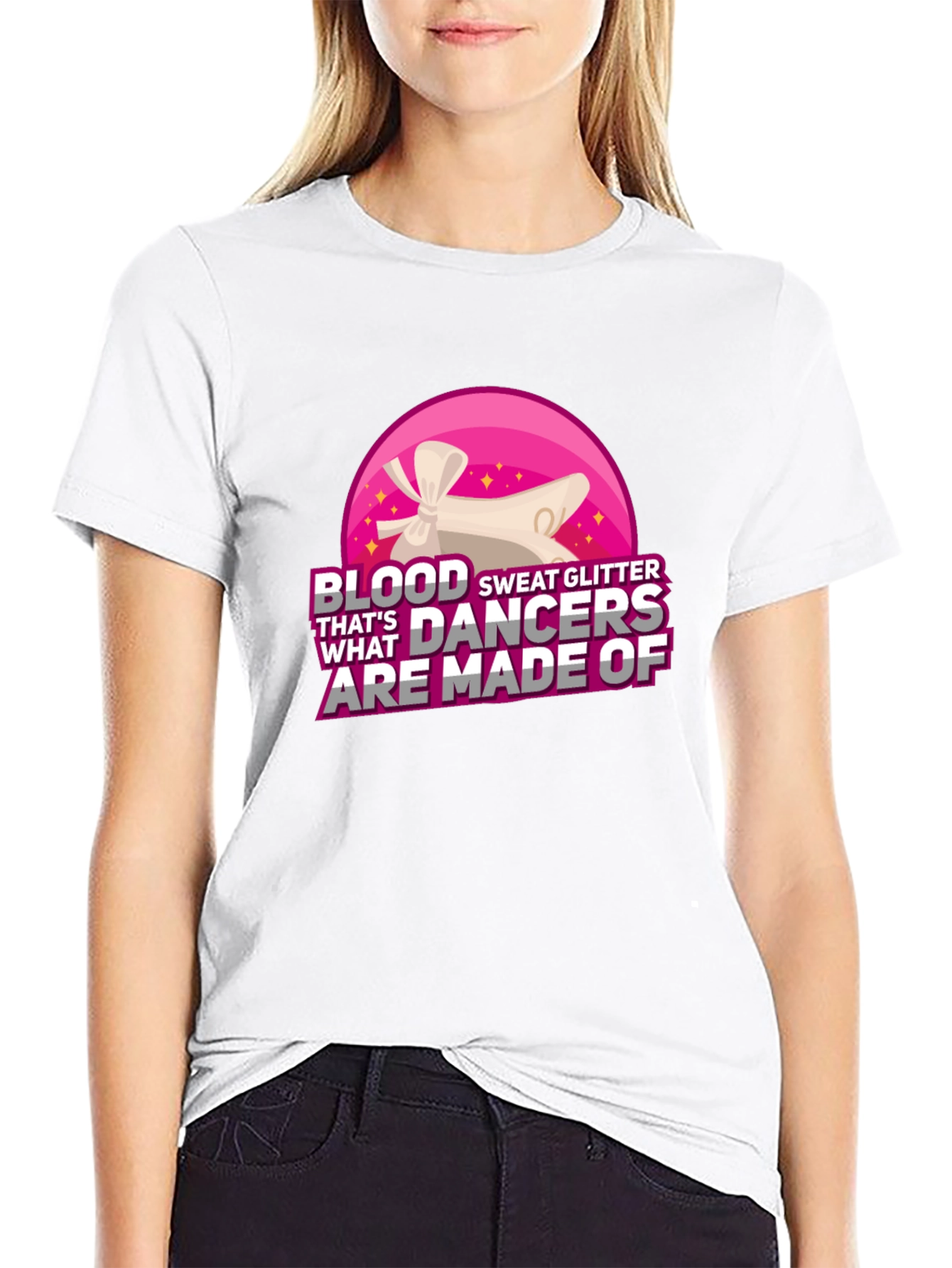 Black Dancers Made Of Blood Sweat Glitter T-Shirt view 9