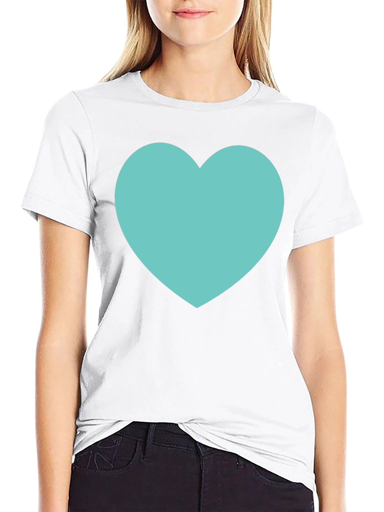 Black Heart Graphic T-Shirt - Modern Casual Tee view 9
