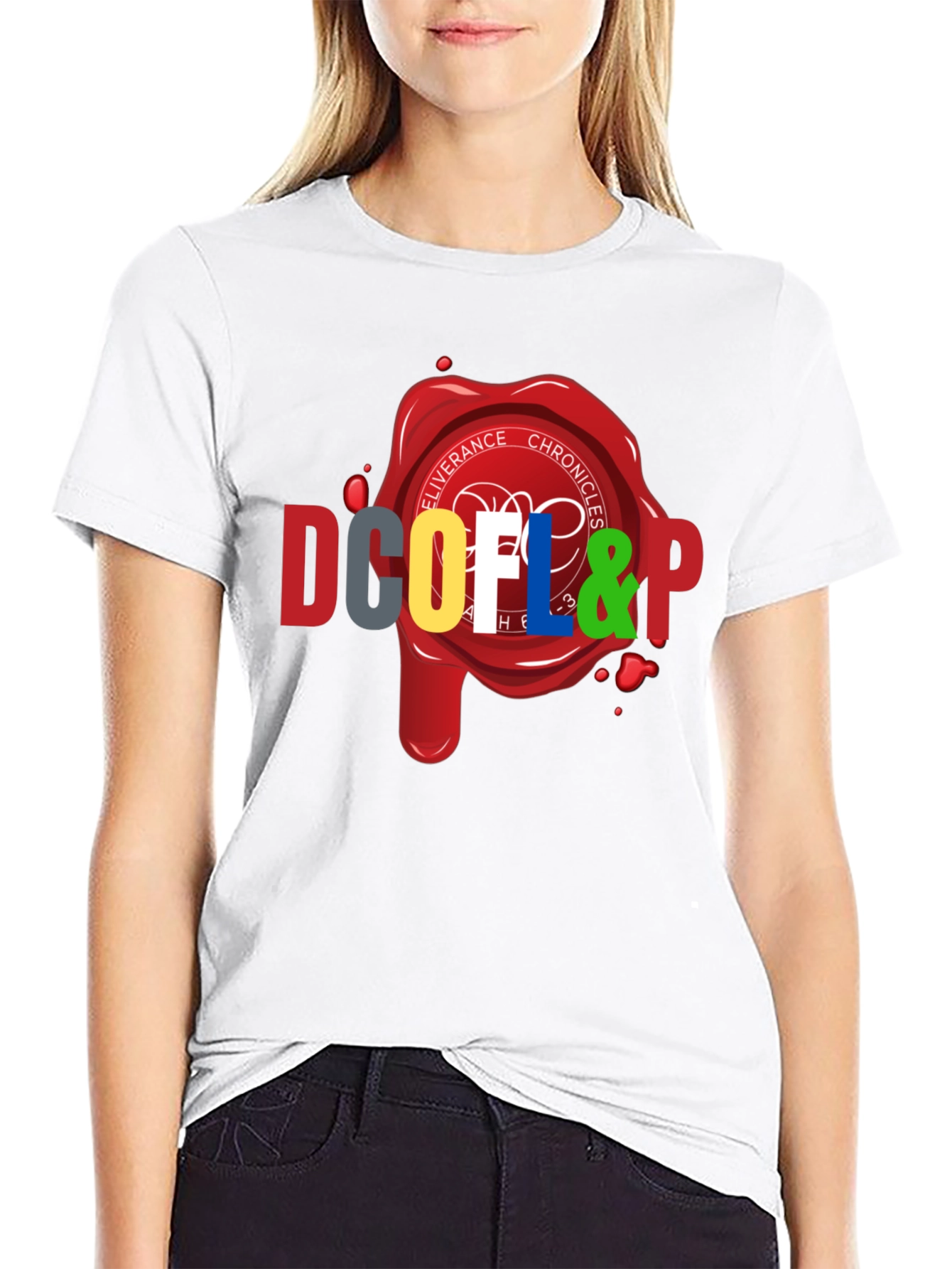 Black DCOFL&P Graphic Tee - The Deliverance Chronicles T-Shirt view 9