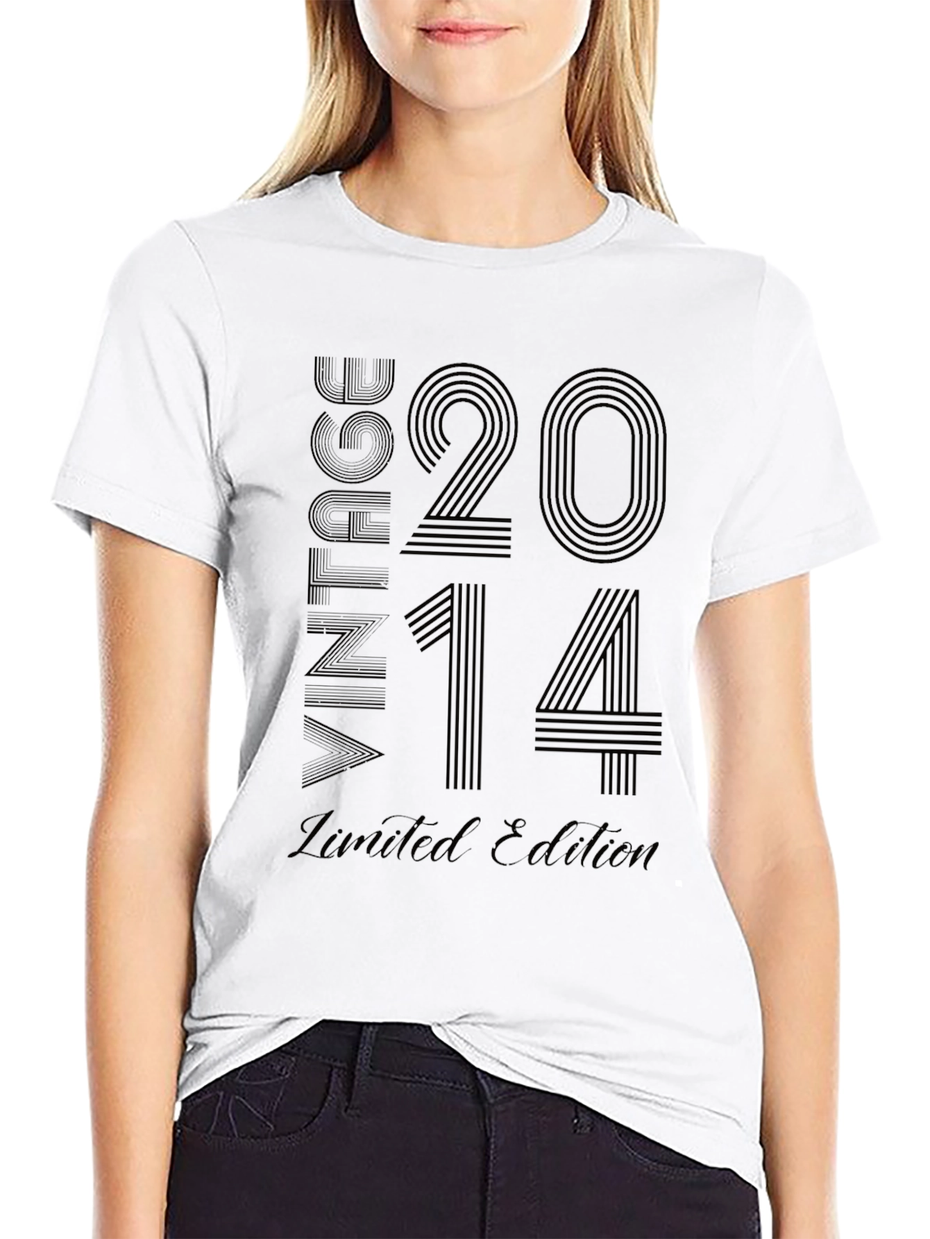 Black Vintage 2014 Limited Edition Black T-Shirt view 9