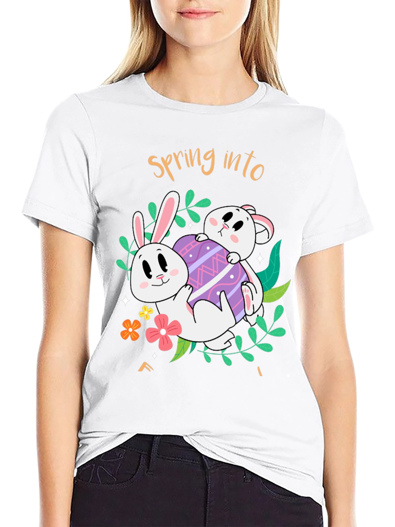 Spring Bunny Easter T-Shirt - 9