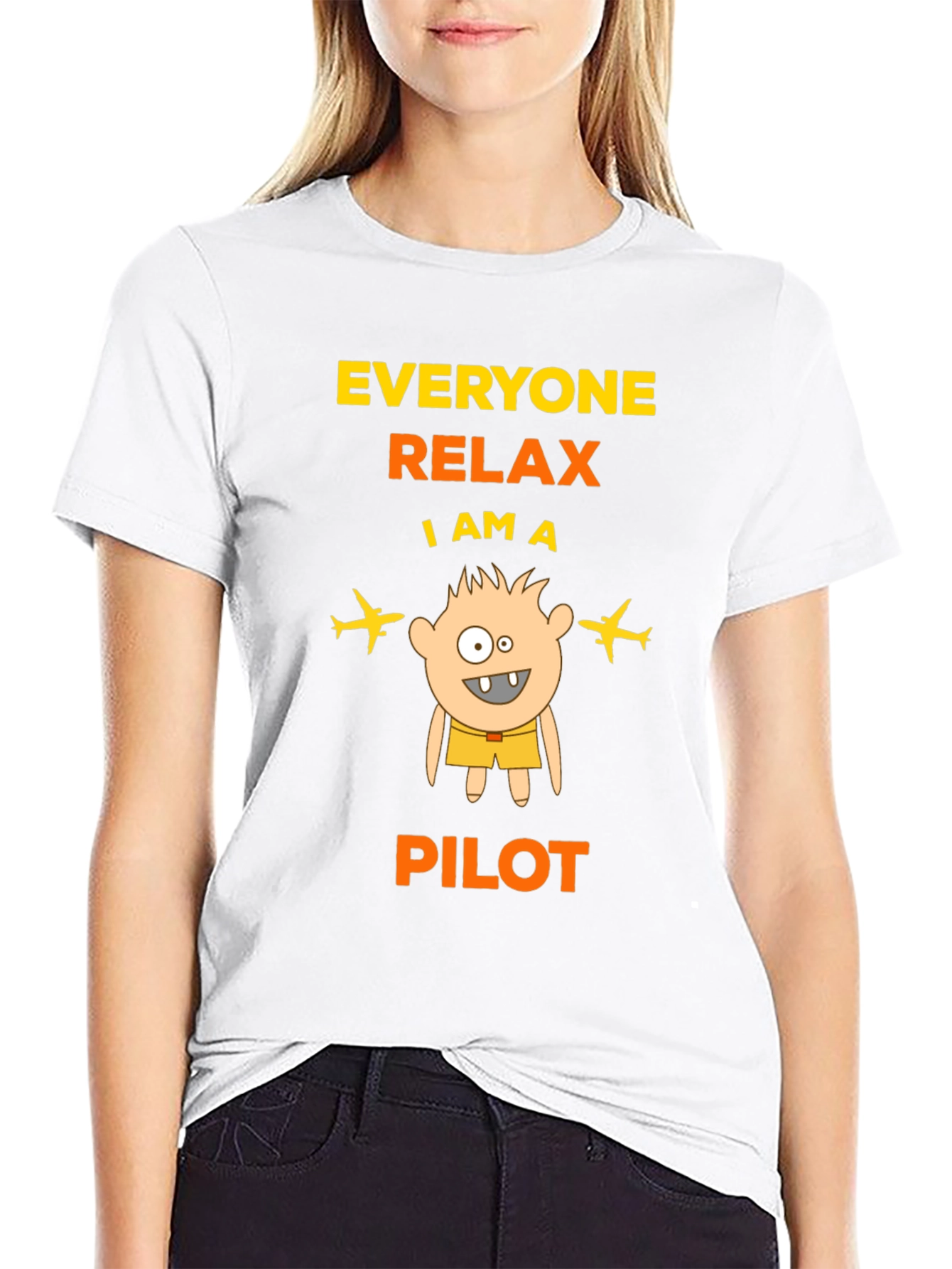 Funny Pilot T-Shirt: Everyone Relax - 9