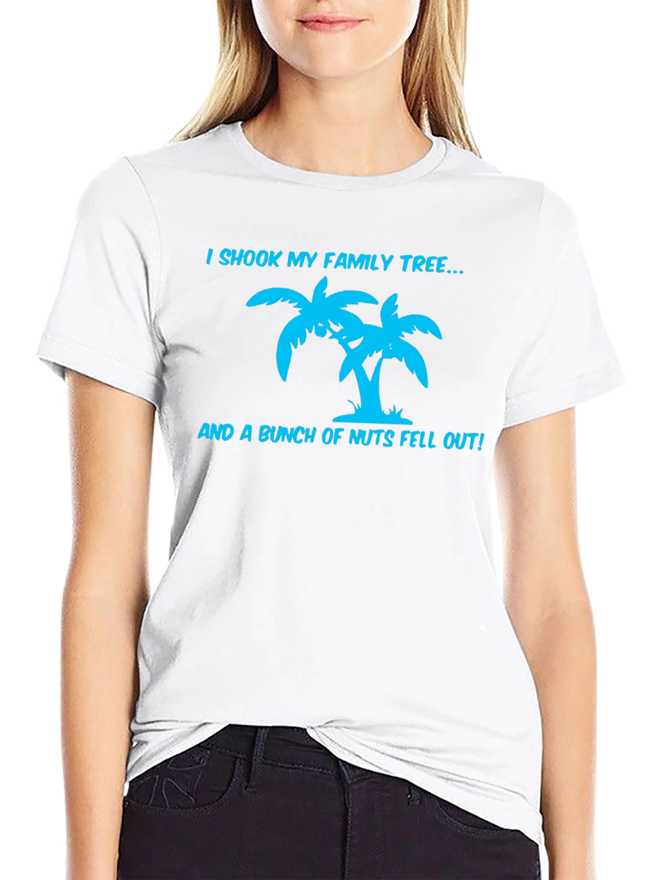 Black Funny Family Tree T-Shirt view 9