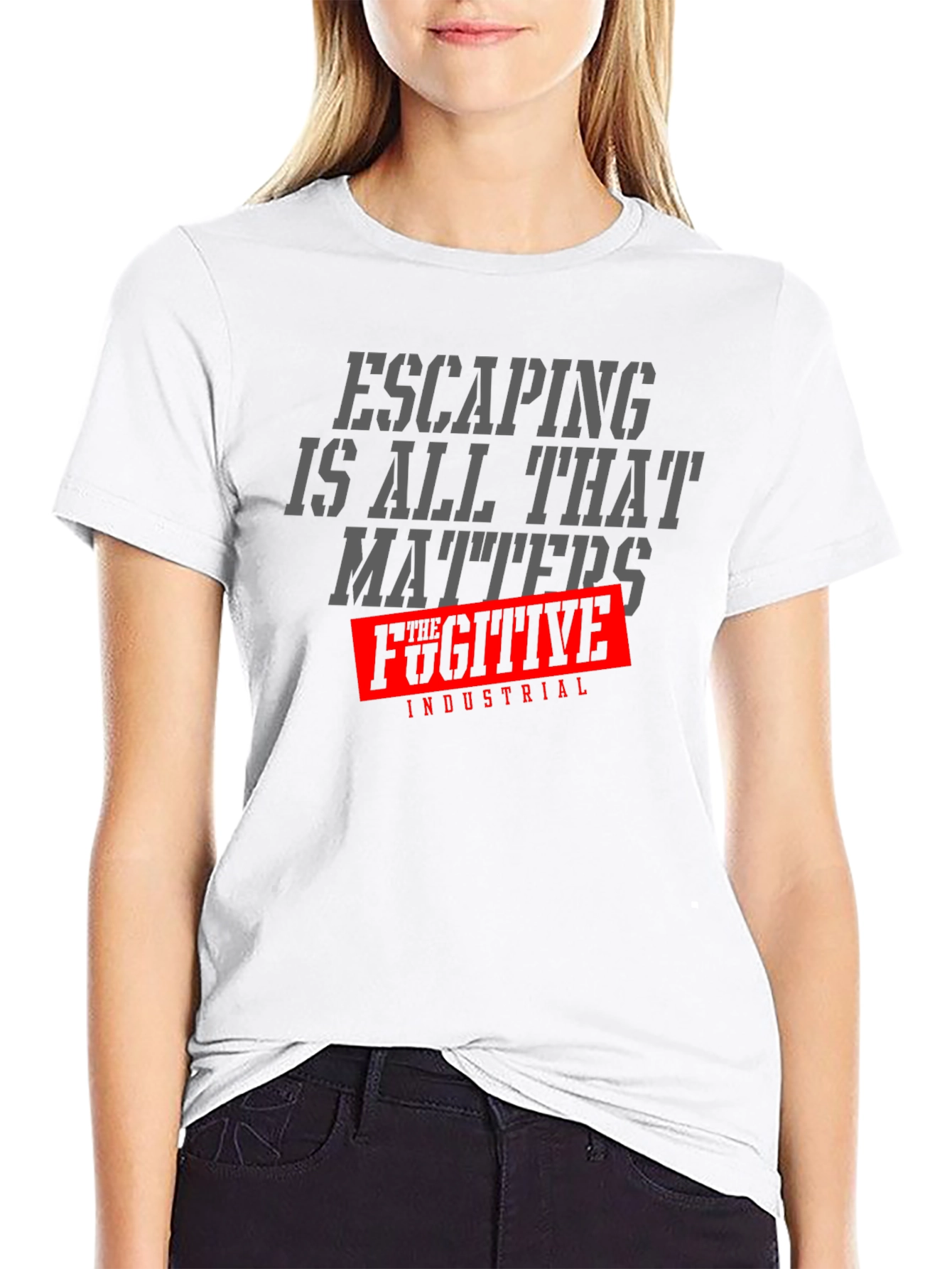 Black Escaping is All That Matters T-Shirt view 9