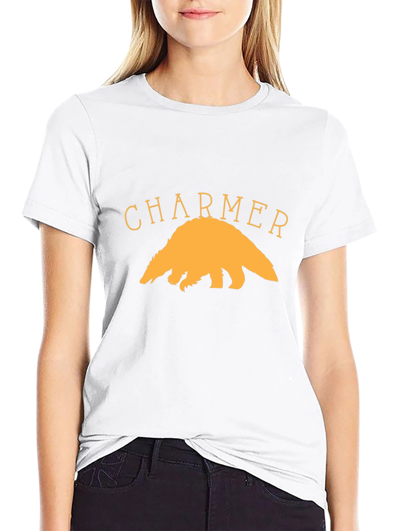 Black Charmer Badger Graphic Tee - Unisex Cotton Shirt view 9
