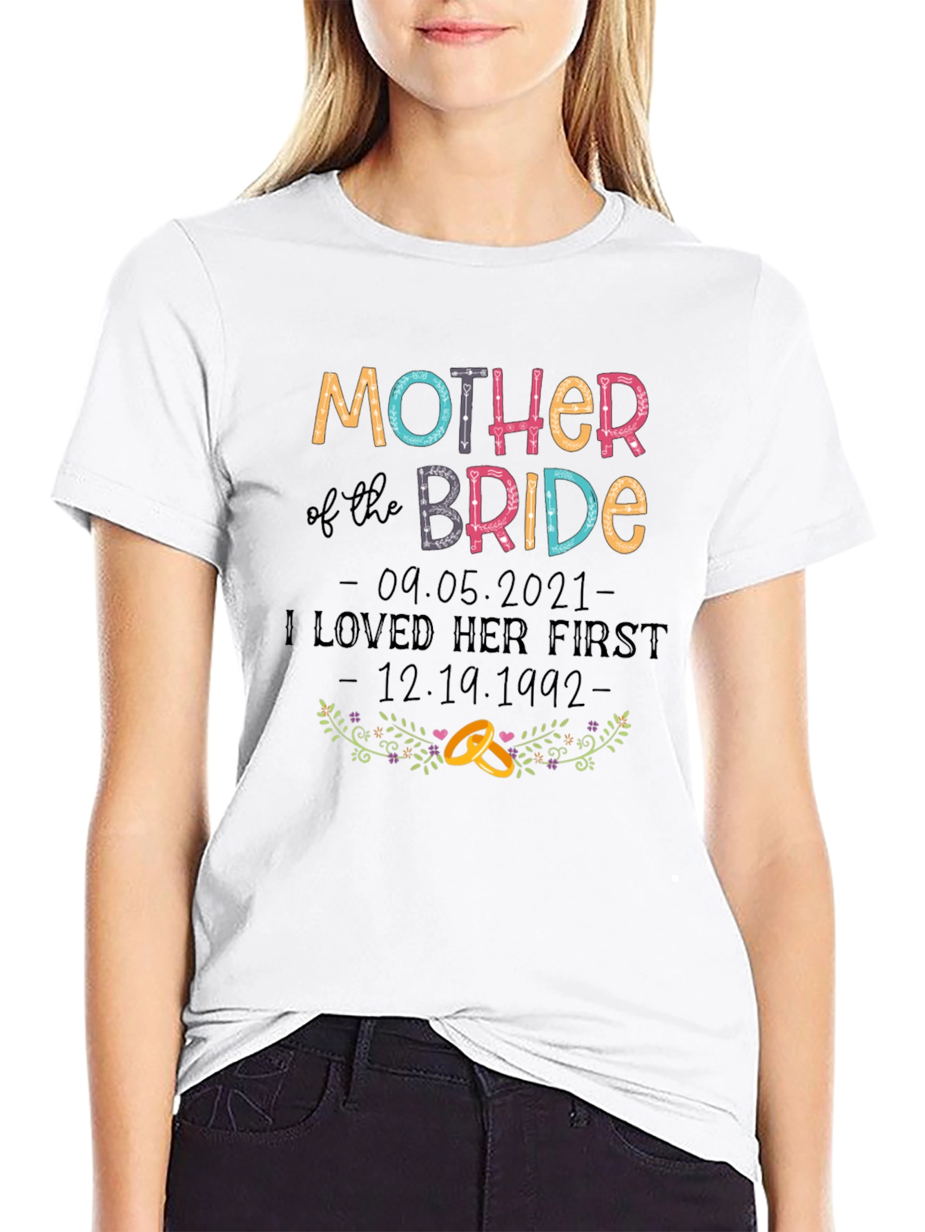 Mother of the Bride T-Shirt - Wedding Gift - 9