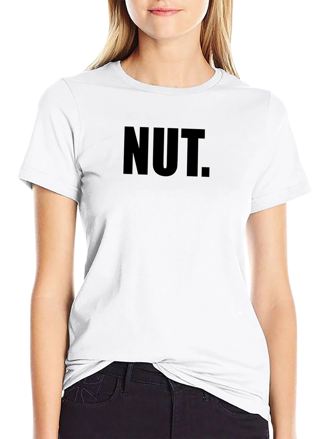 Black NUT. Graphic Tee - Black Short Sleeve Crew Neck T-Shirt view 9