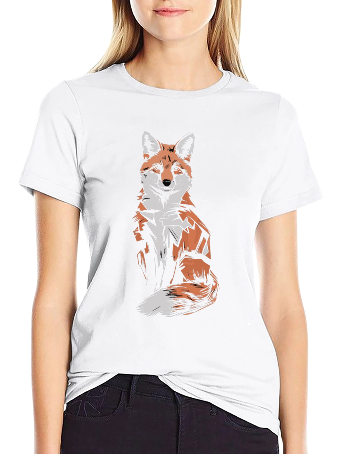 Black Fox Graphic Tee - Men's Short Sleeve T-Shirt view 9