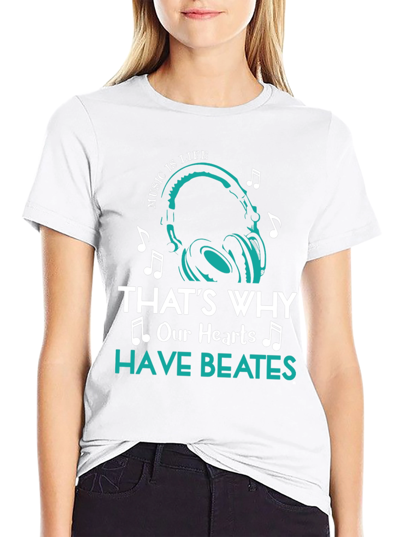 Black Music is Life T-Shirt - Beats Design view 9