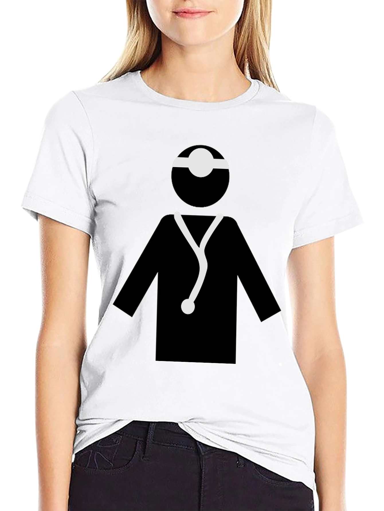 Black Doctor Graphic T-Shirt - Unisex Medical Tee view 9
