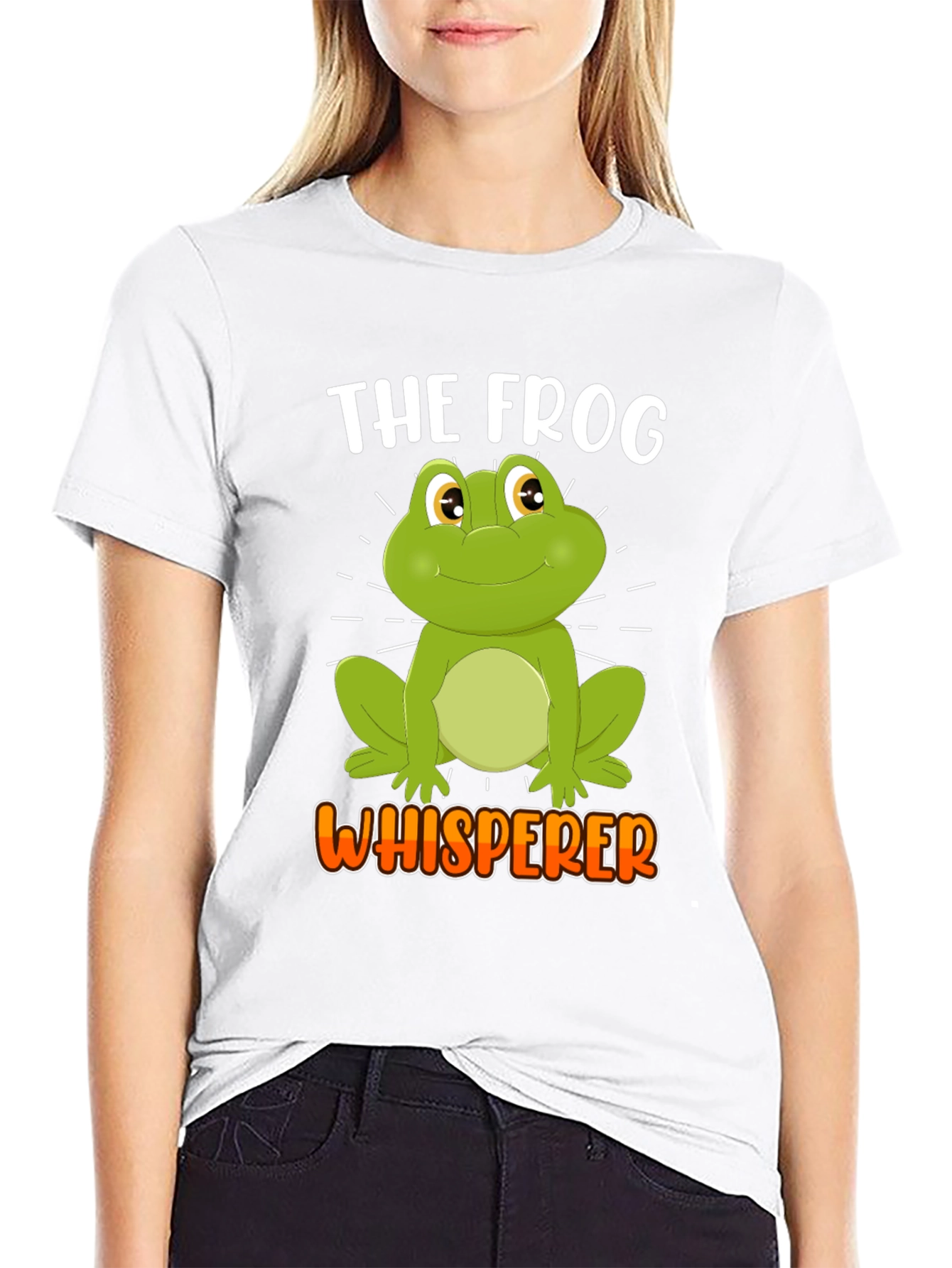 Black The Frog Whisperer Novelty T-Shirt - Funny Amphibian Lover Tee view 9