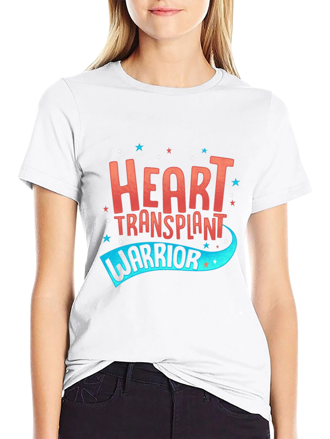 Black Heart Transplant Warrior Graphic Tee view 9