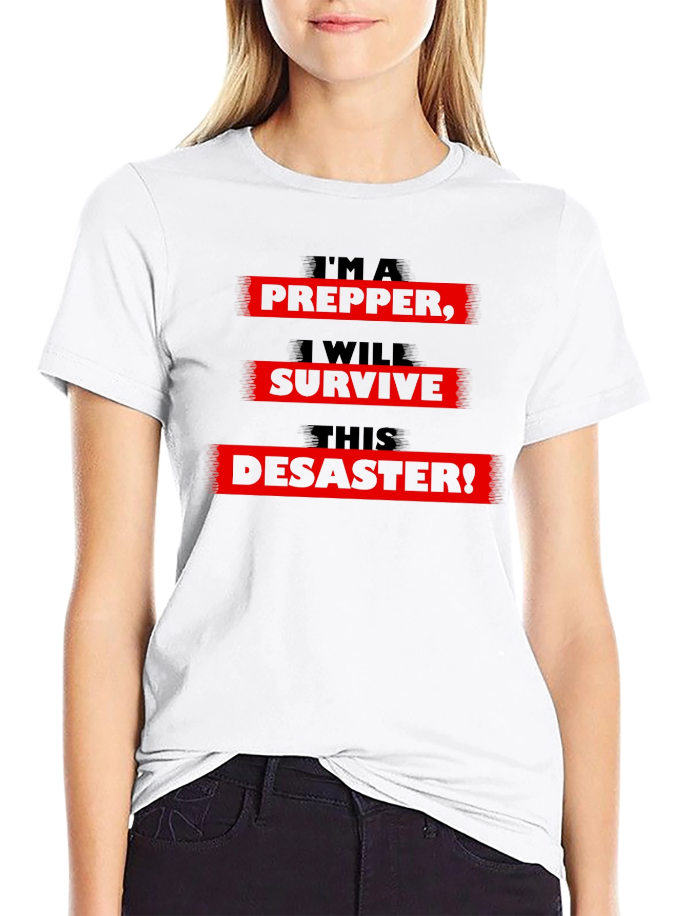 Black Prepper Survival T-Shirt view 9