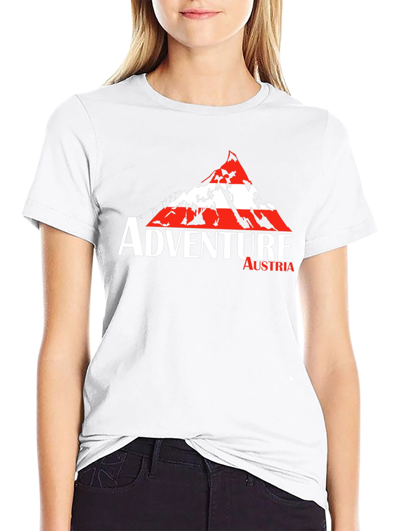Black Adventure Austria Black T-Shirt view 9