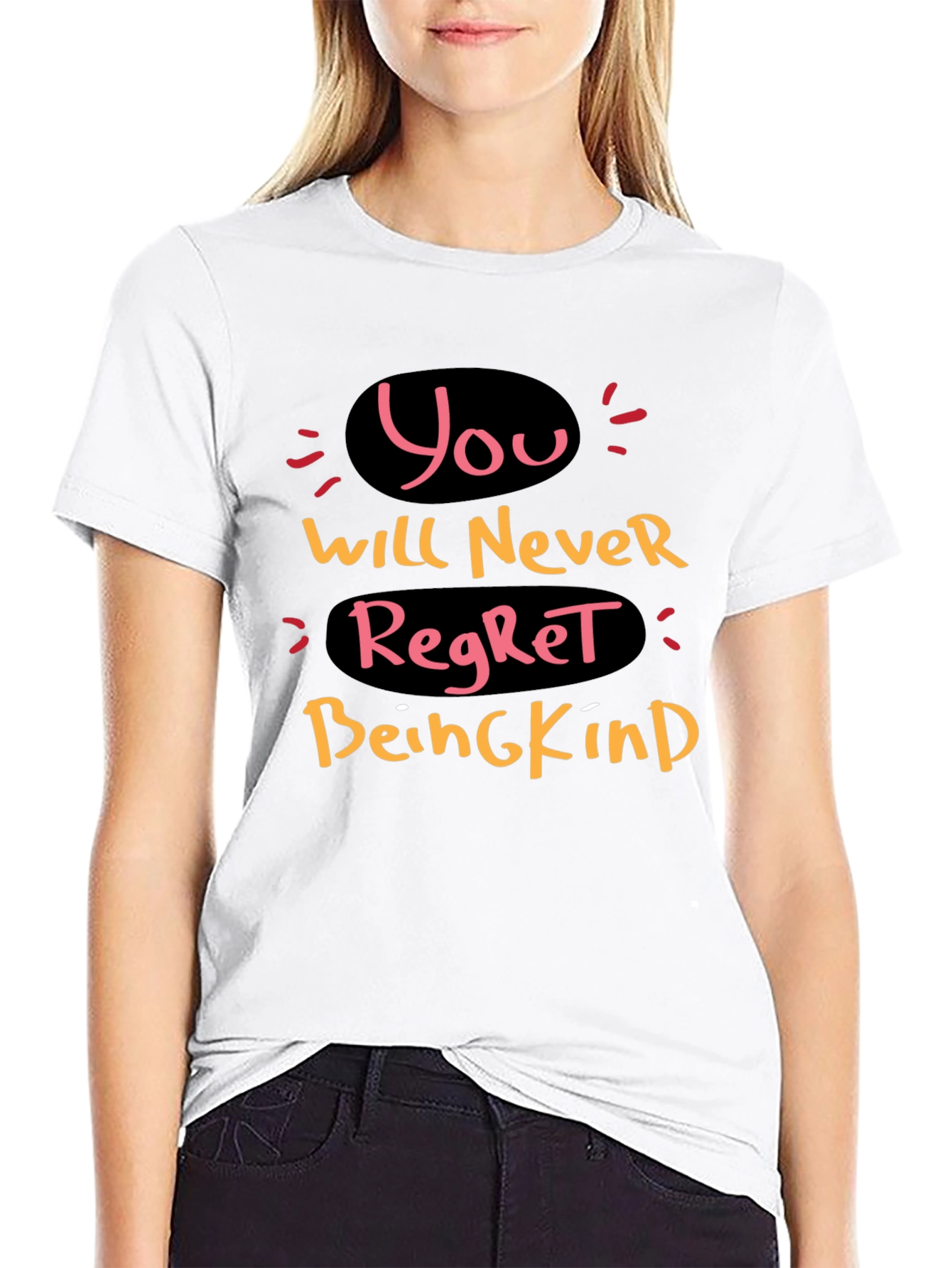 Black Kindness T-Shirt - You Will Never Regret It view 9