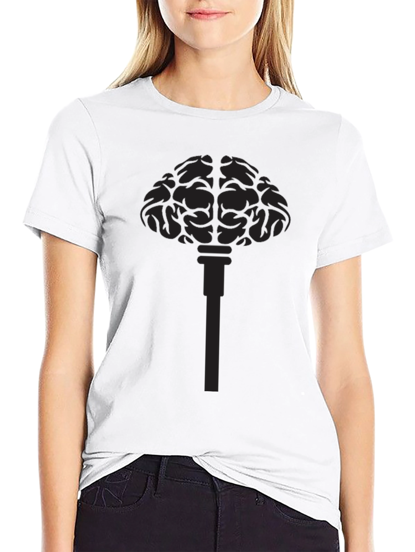 Black Brain Key Black Graphic Tee - Men's Casual Top view 9
