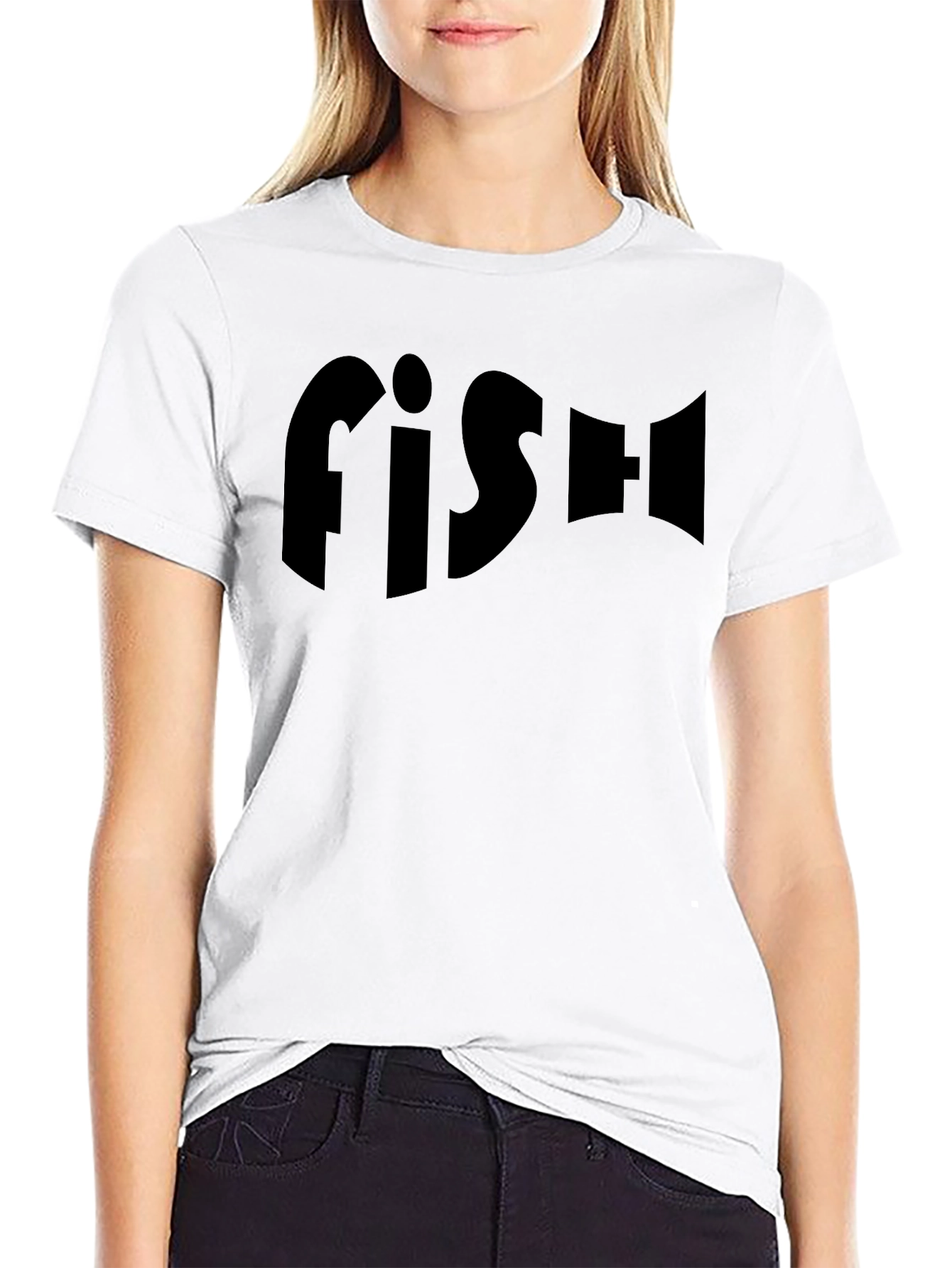 Black Fish Tee - Black view 9
