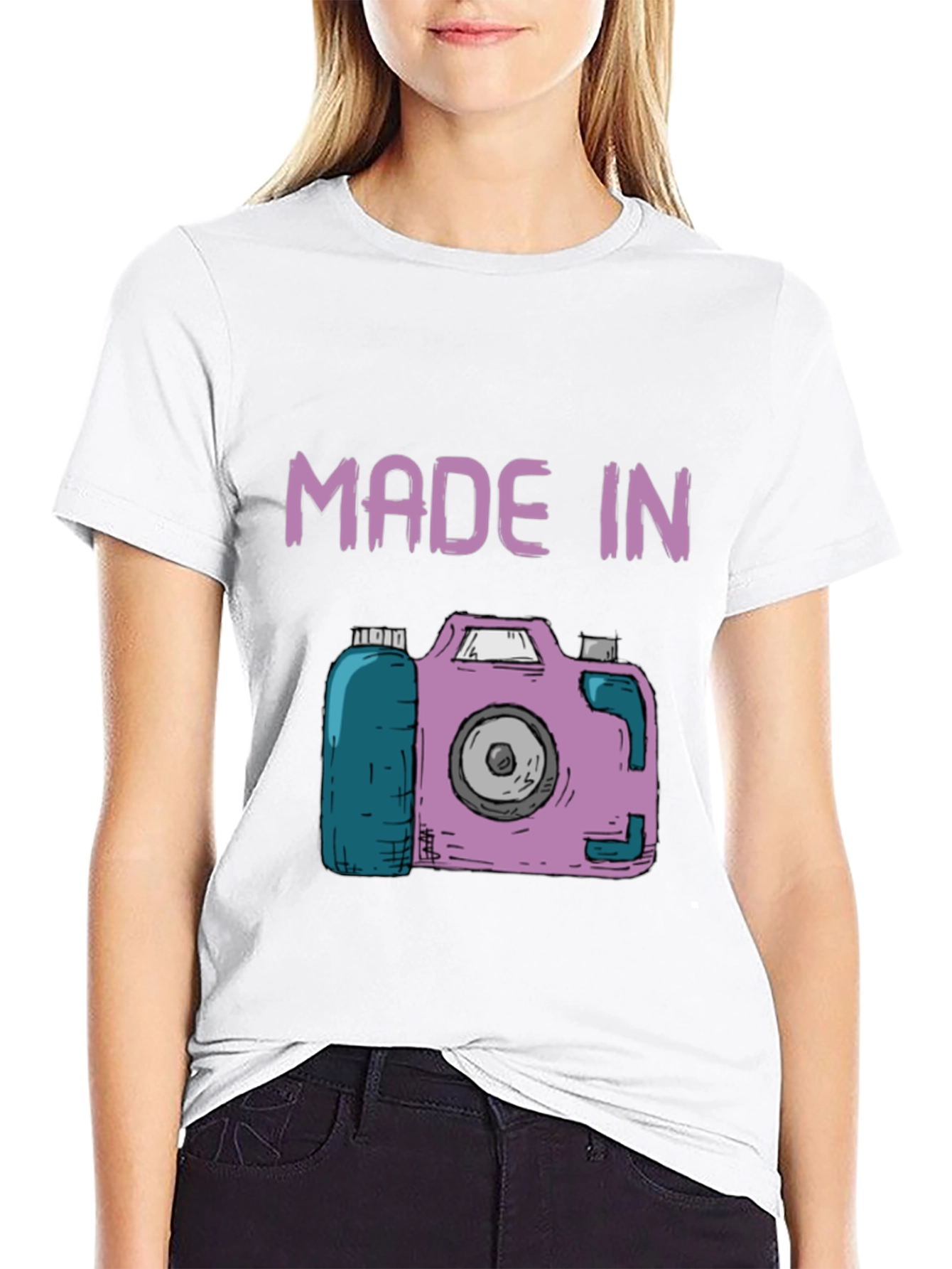 Black Made In Camera Graphic T-Shirt view 9