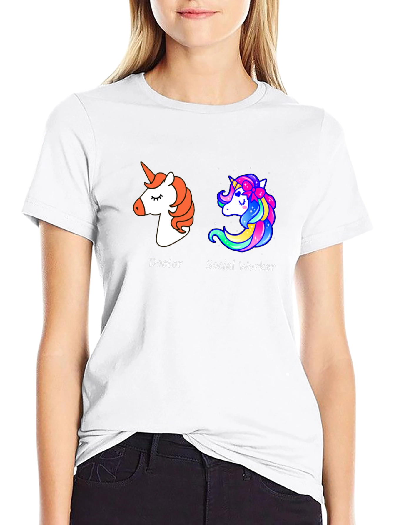 Doctor and Social Worker Unicorn T-Shirt - 9