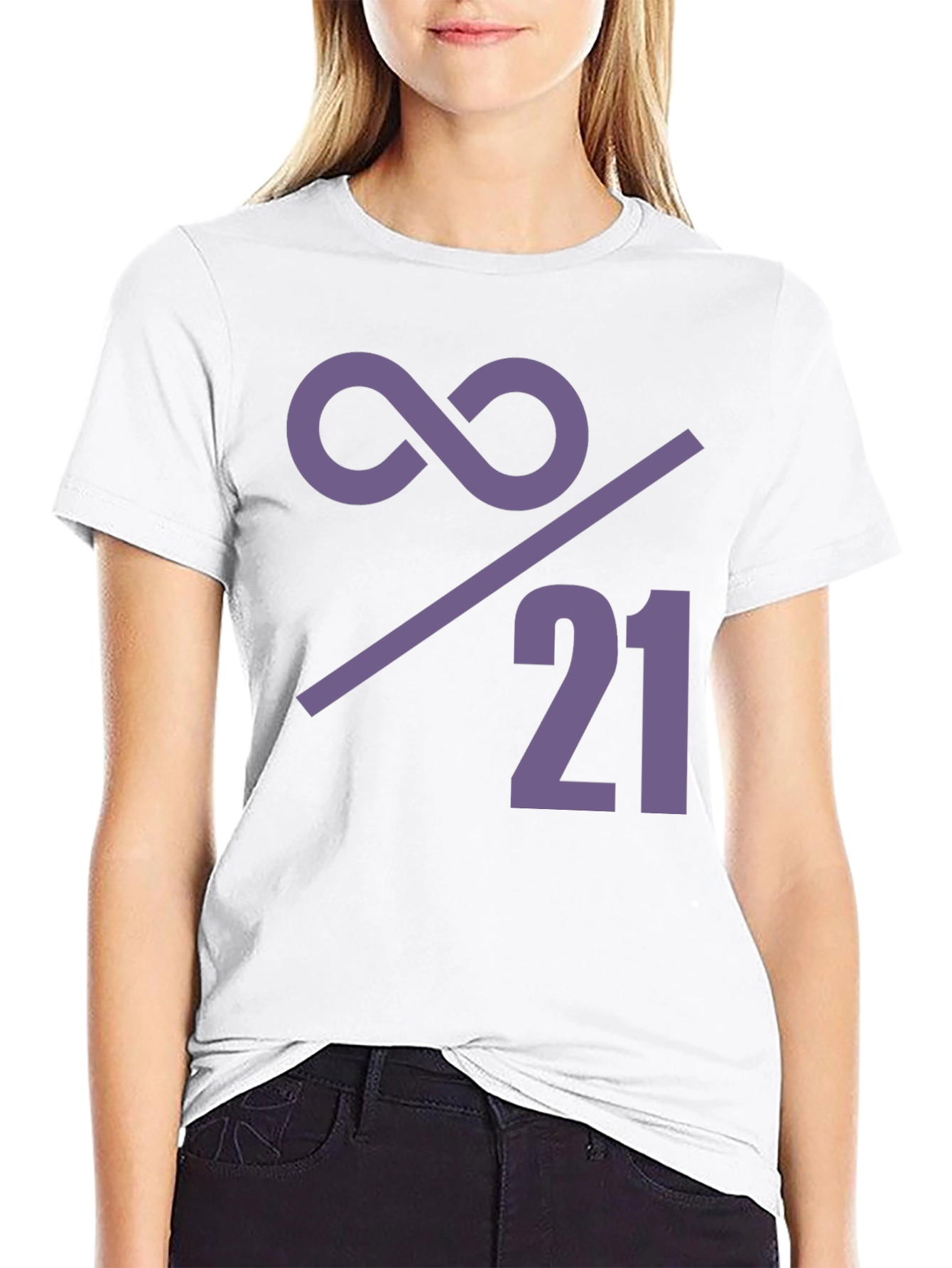Black Infinity Over 21 Graphic Tee view 9