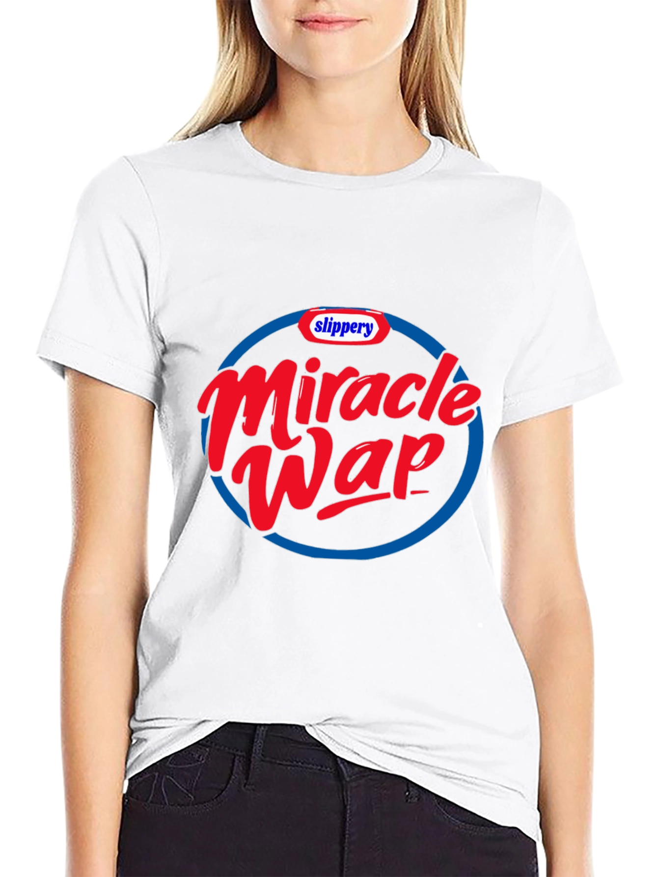 Black Miracle Wap T-Shirt - Funny Graphic Tee view 9