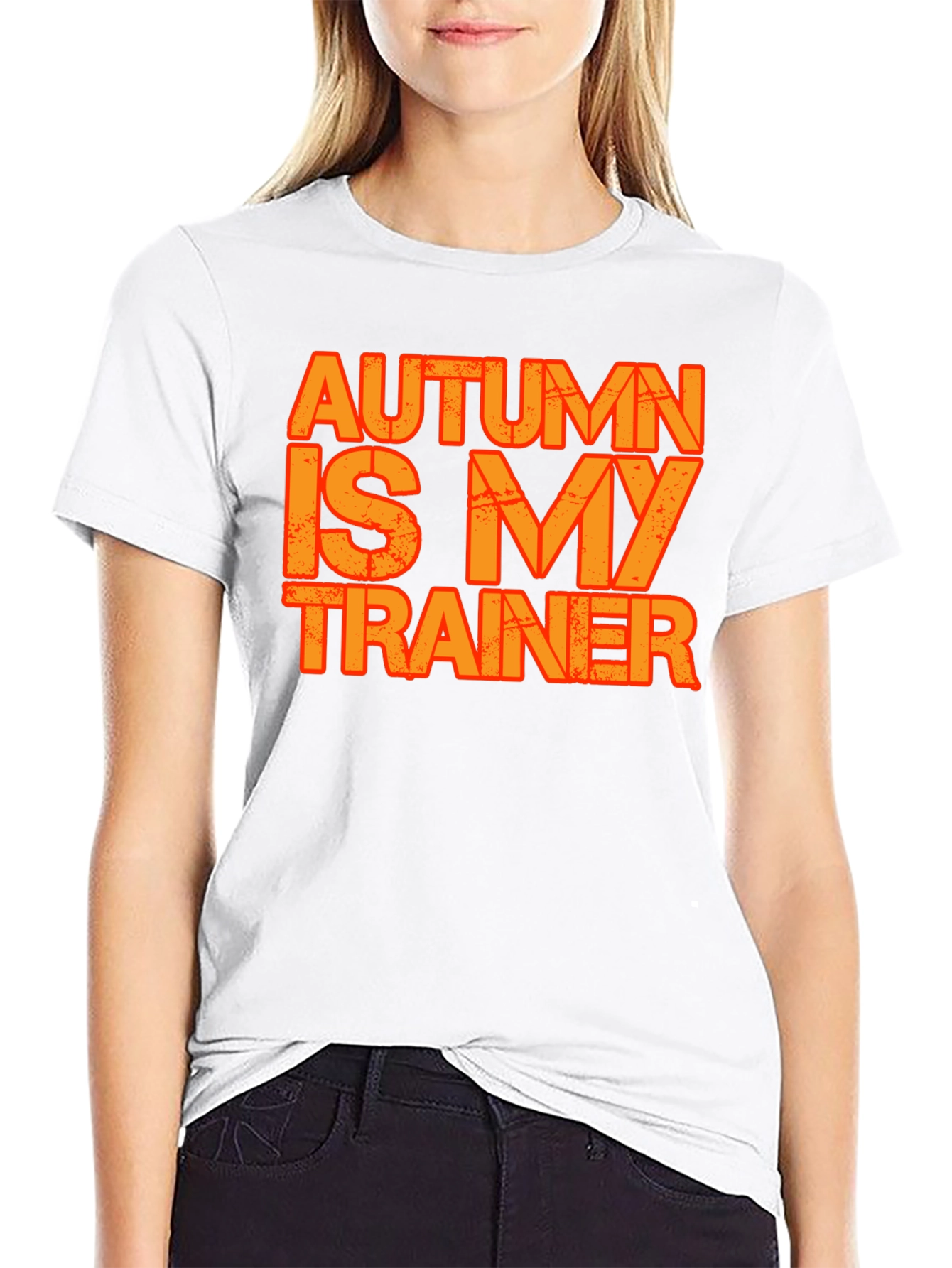 Black Autumn is My Trainer Graphic T-Shirt view 9
