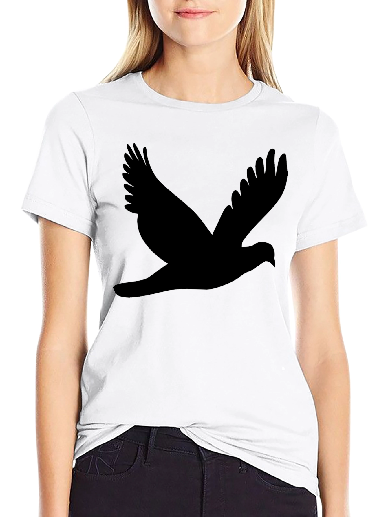 Black Black Dove Graphic Tee view 9