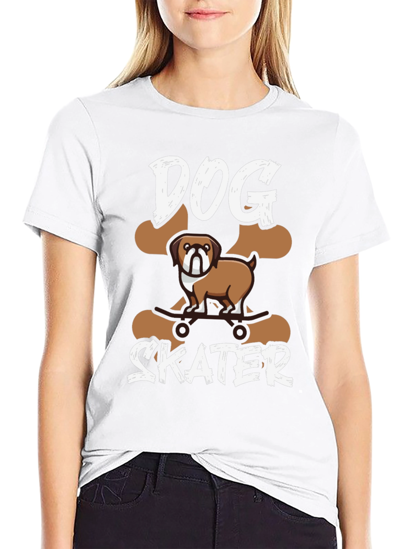 Black Dog Skater Graphic Tee - Unisex view 9