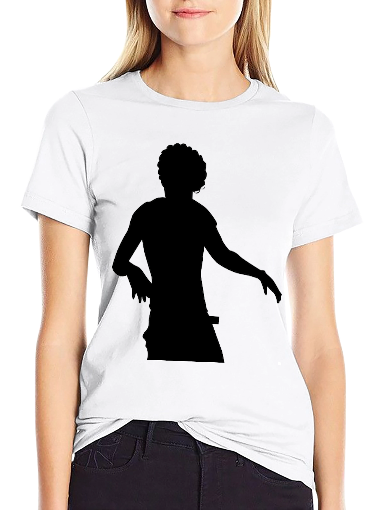 Black Black Silhouette Tee view 9